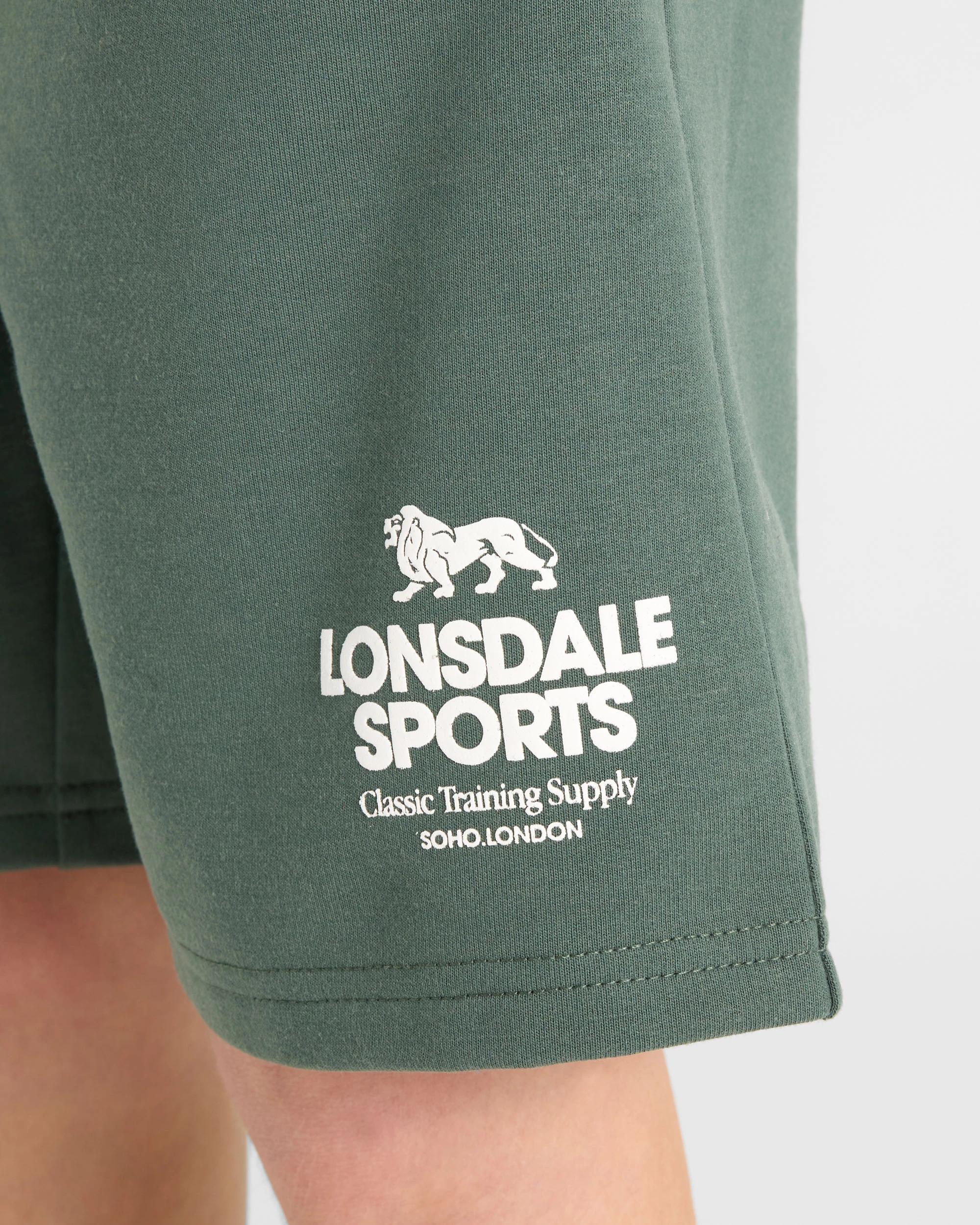 4 Lonsdale London Sports Shorts GREEN, 4 of 4