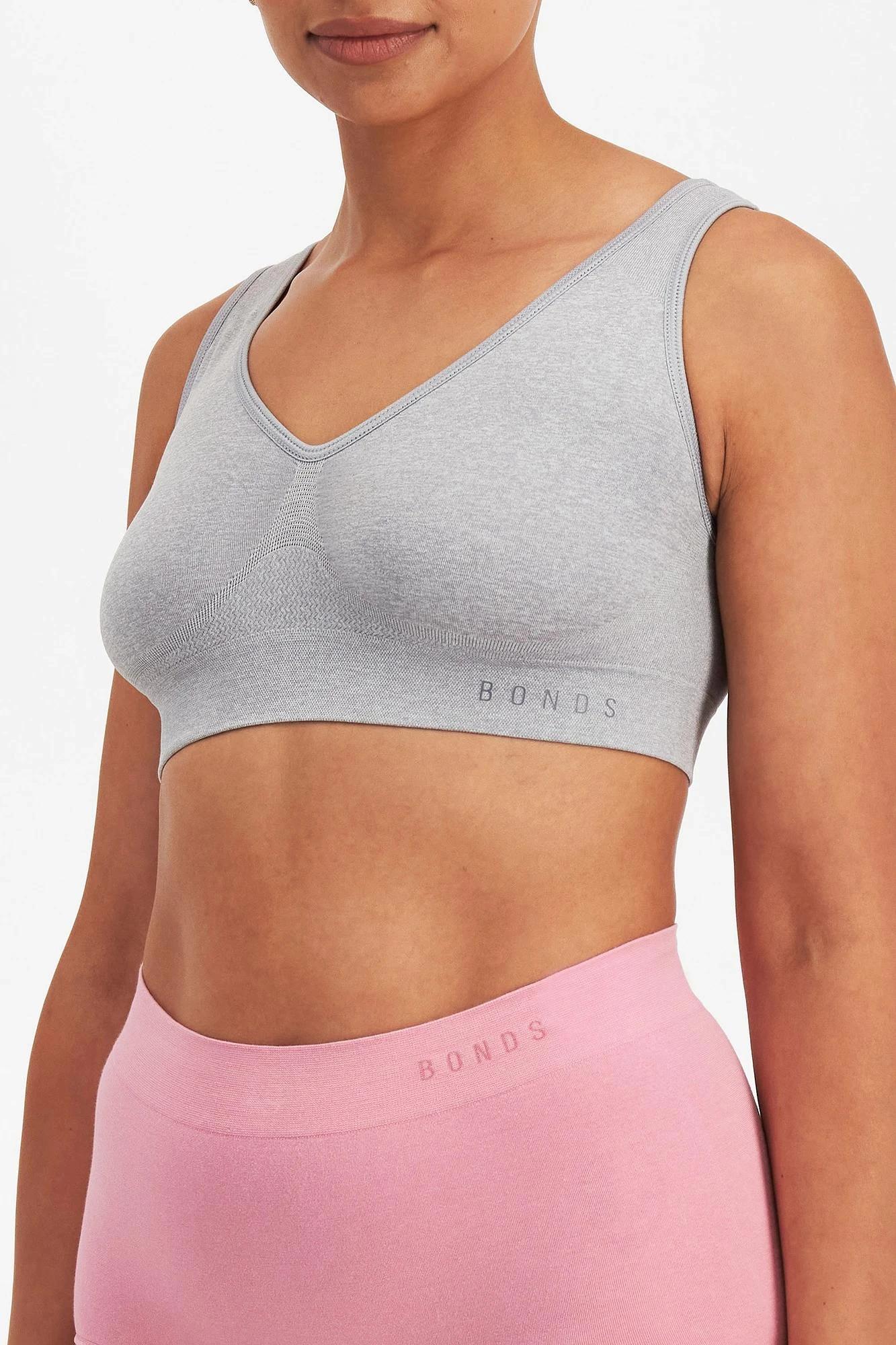6 Bonds Seamless Comfy Crop Top LIGHT GREY, 6 of 8