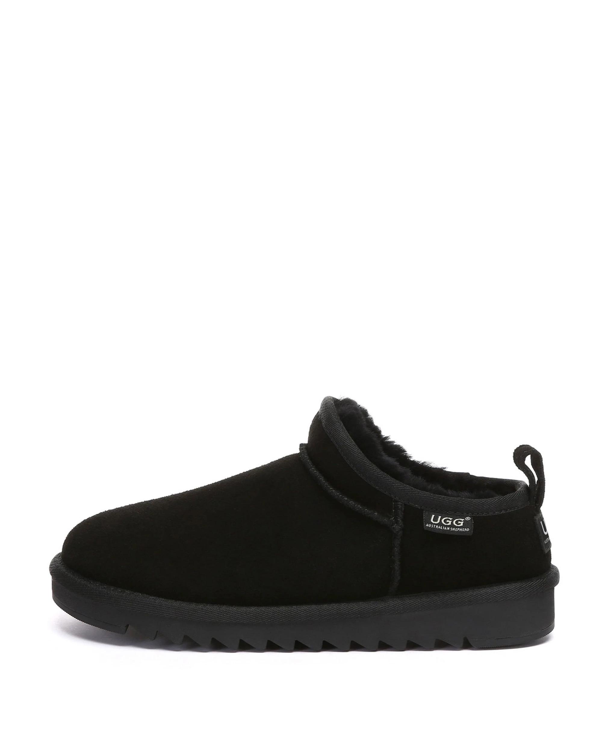 4 Australian Shepherd UGG Unisex Nano Classic Boots BLACK, 4 of 5