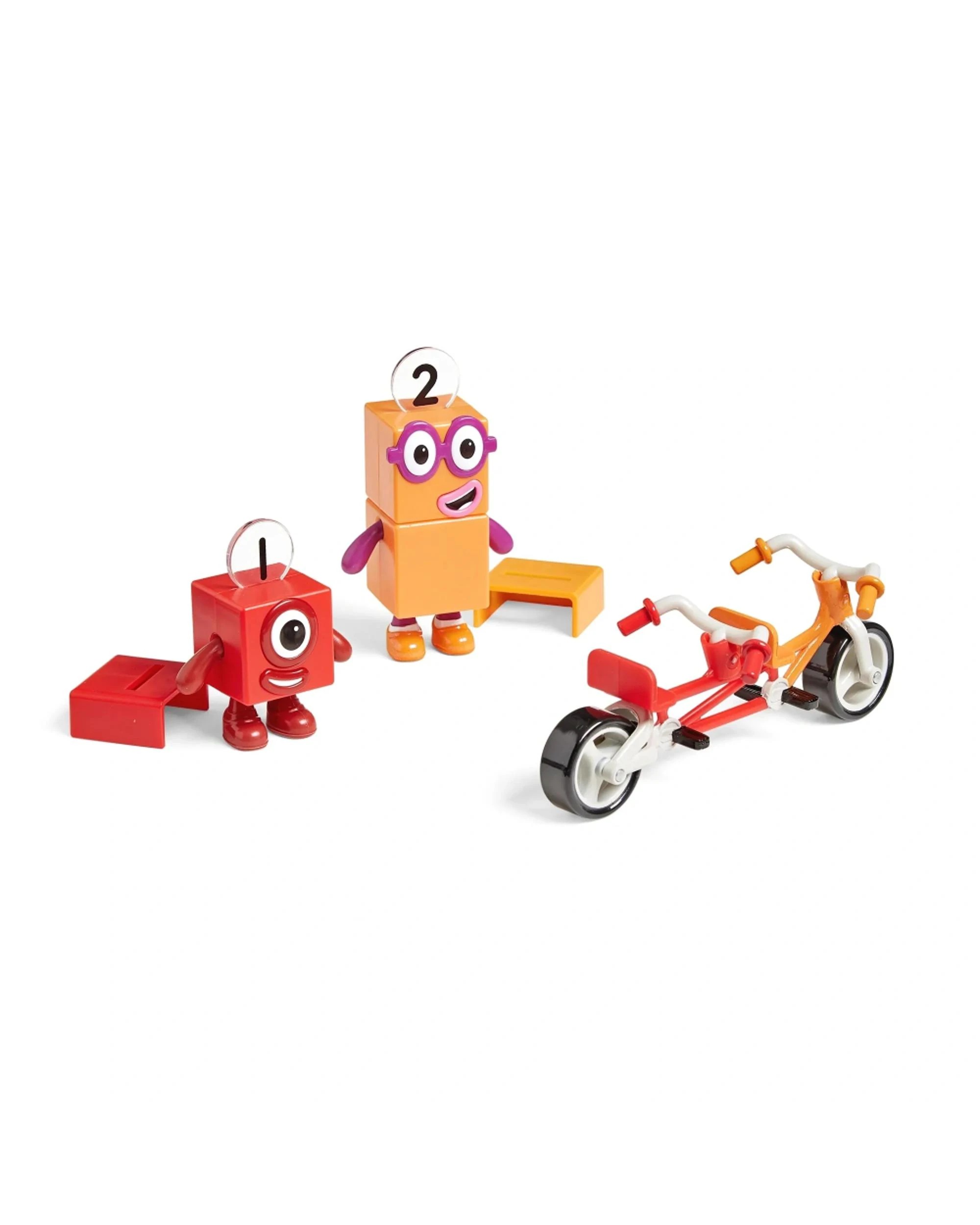2 Numberblocks One and Two Bike Adventure Figure Set, 2 of 4