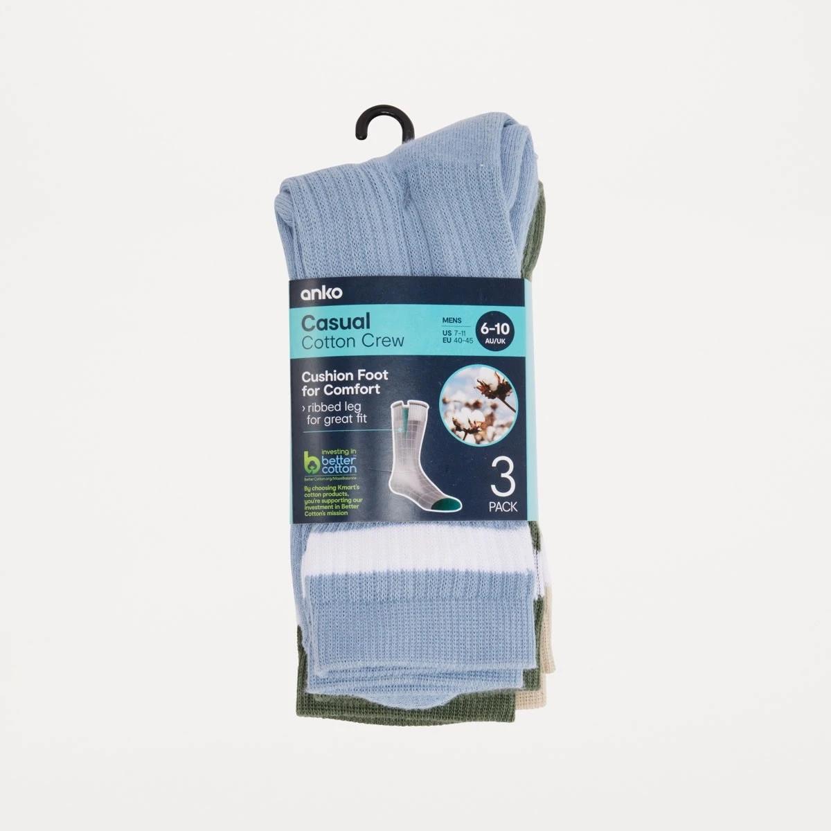 3 3 Pack Retro Stripe Rib Socks Seasn Strp, 3 of 3
