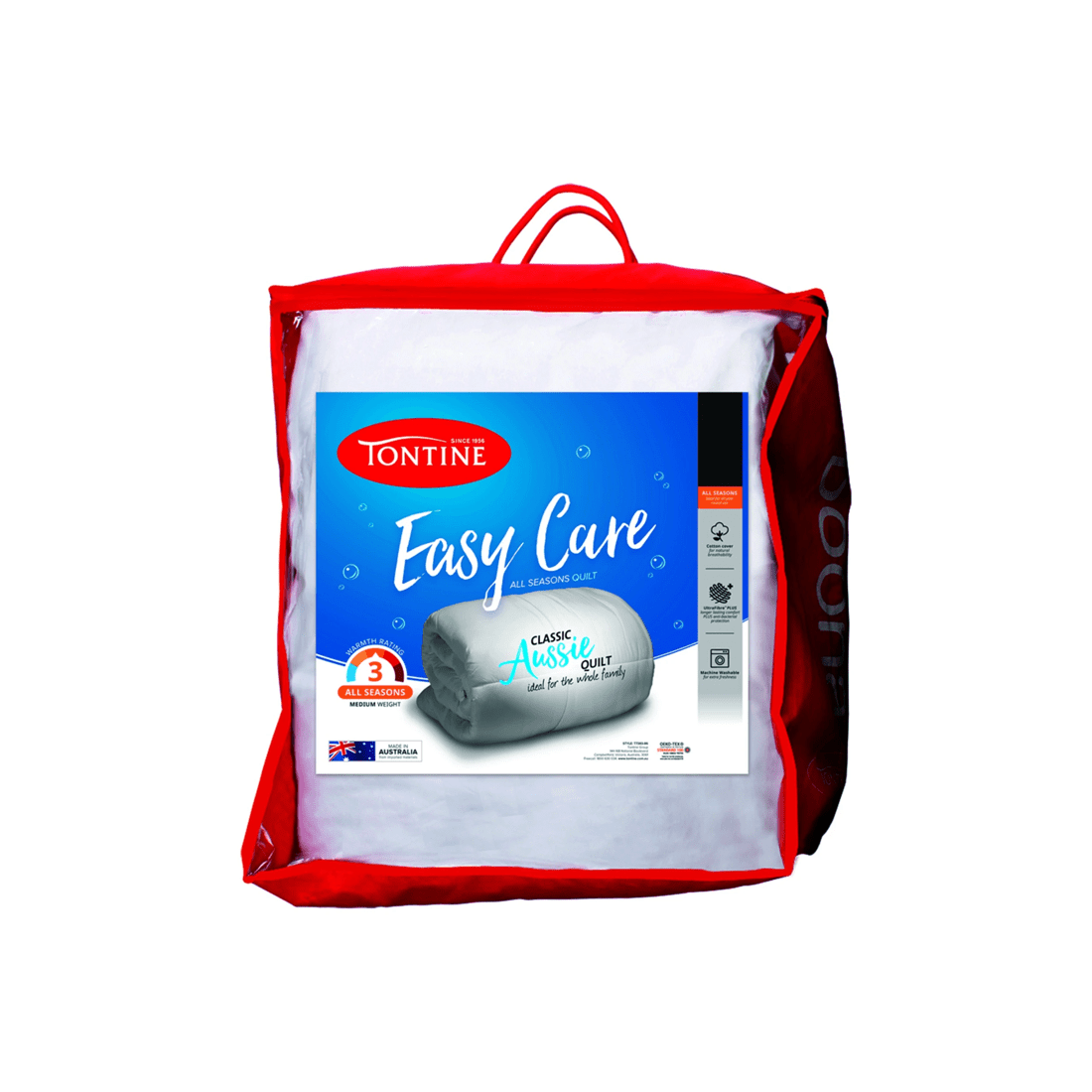 1 Tontine Easy Care Queen All Seasons Cotton Quilt Medium Weight Machine Washable
 - Queen Bed
 - White, 1 of 5