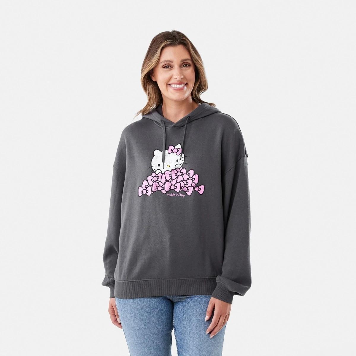 1 Hello Kitty License Long Sleeve Hoodie Hellokitty, 1 of 6
