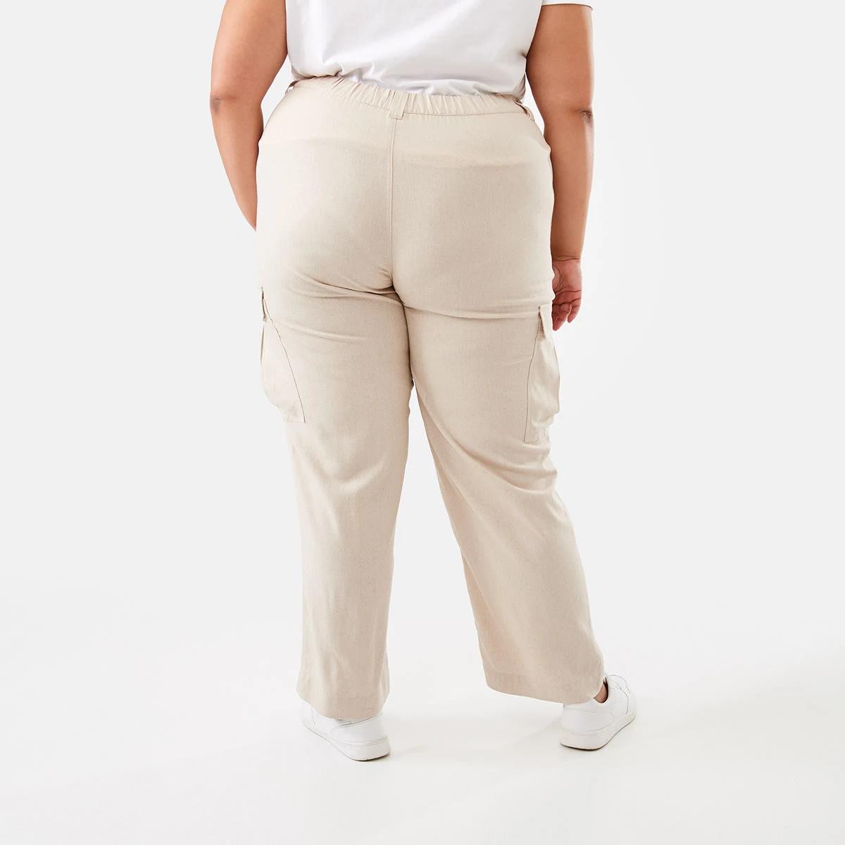 3 Curve Relaxed Cargo Pants Natural, 3 of 6