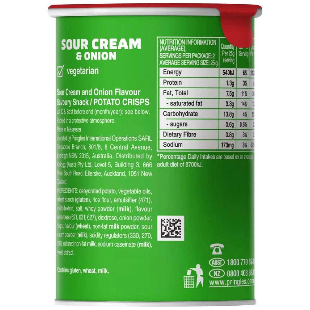 2 Pringles Sour Cream & Onion 53g, 2 of 2