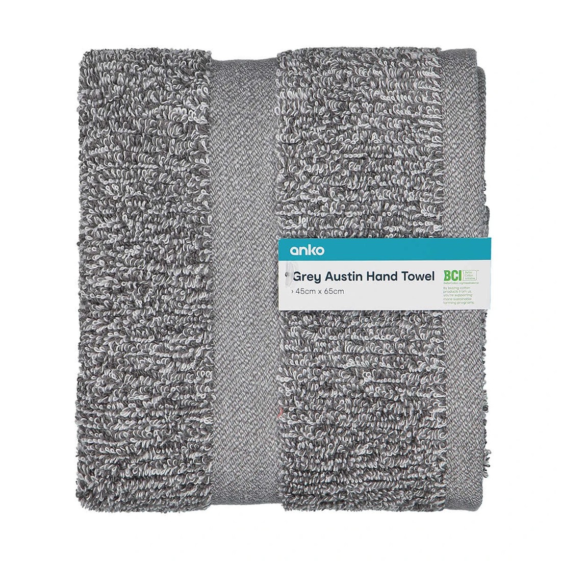 4 Grey Austin Hand Towel, 4 of 6