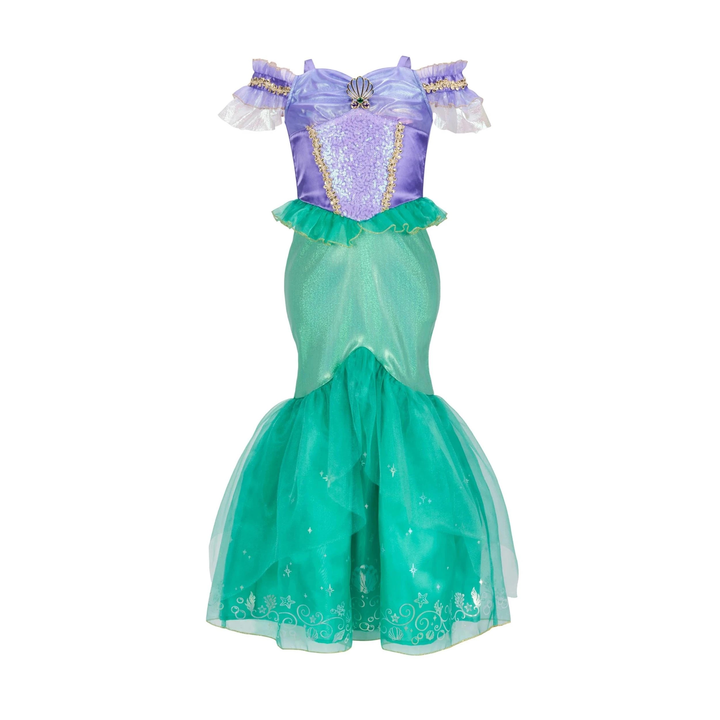 2 Disney Princess Ariel Kids Costume - Ages 7 - 8 - Multi, 2 of 3