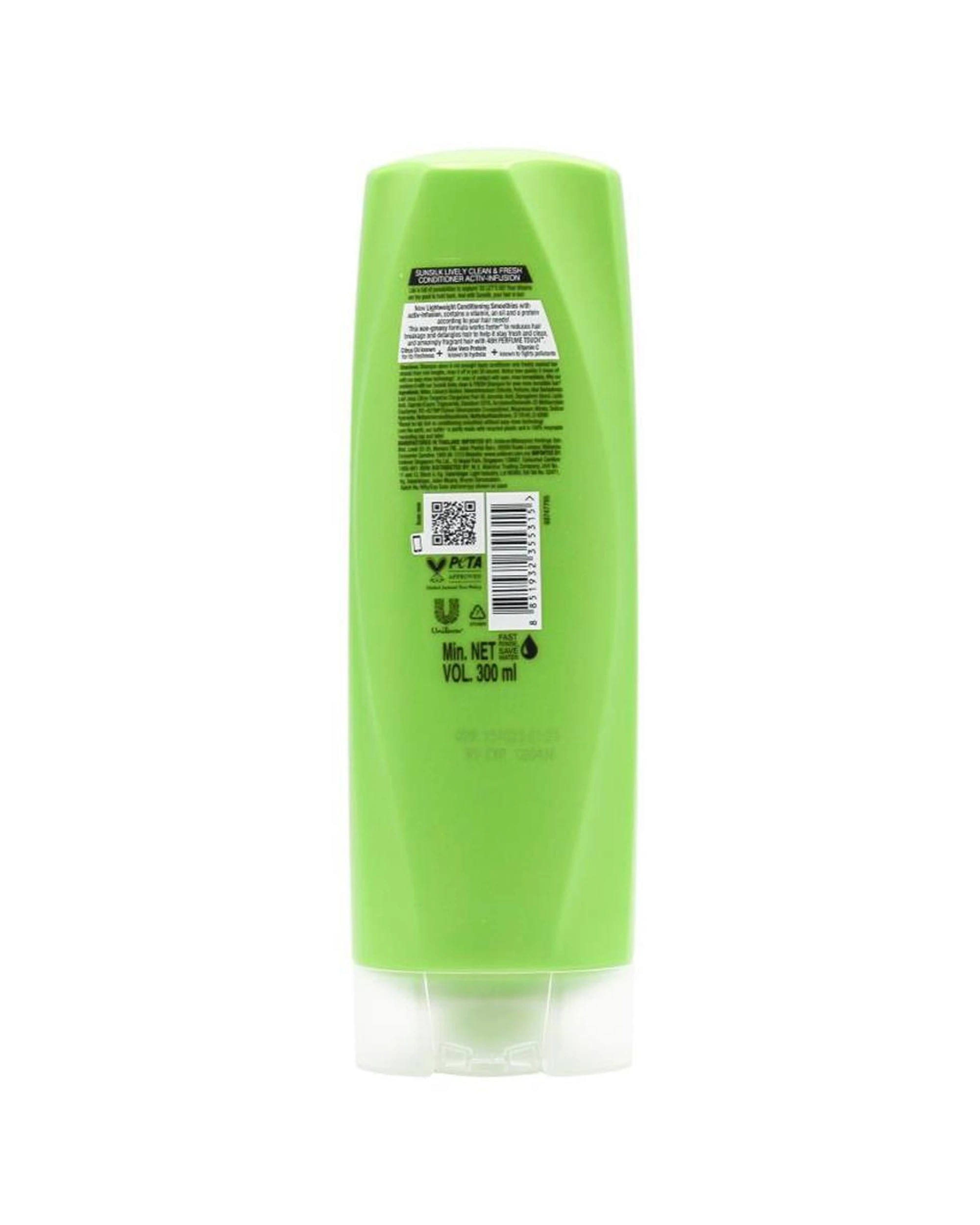 3 Sunsilk 6PK Lively Clean Fresh Revitalizes Hair Care Conditioner 300ml Value Pack - Green, 3 of 3