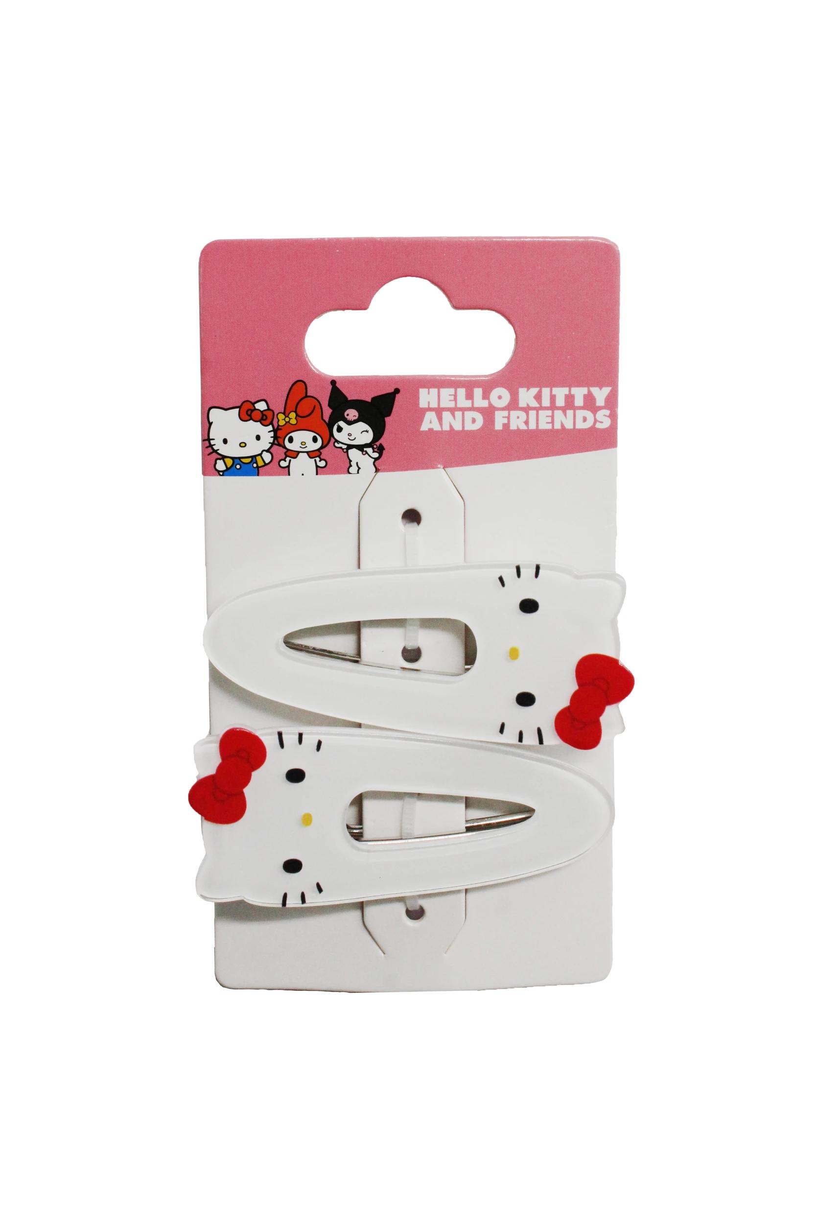 2 2 Pack White Hello Kitty and Friends License Snap Hair Clips Hellokitty, 2 of 2