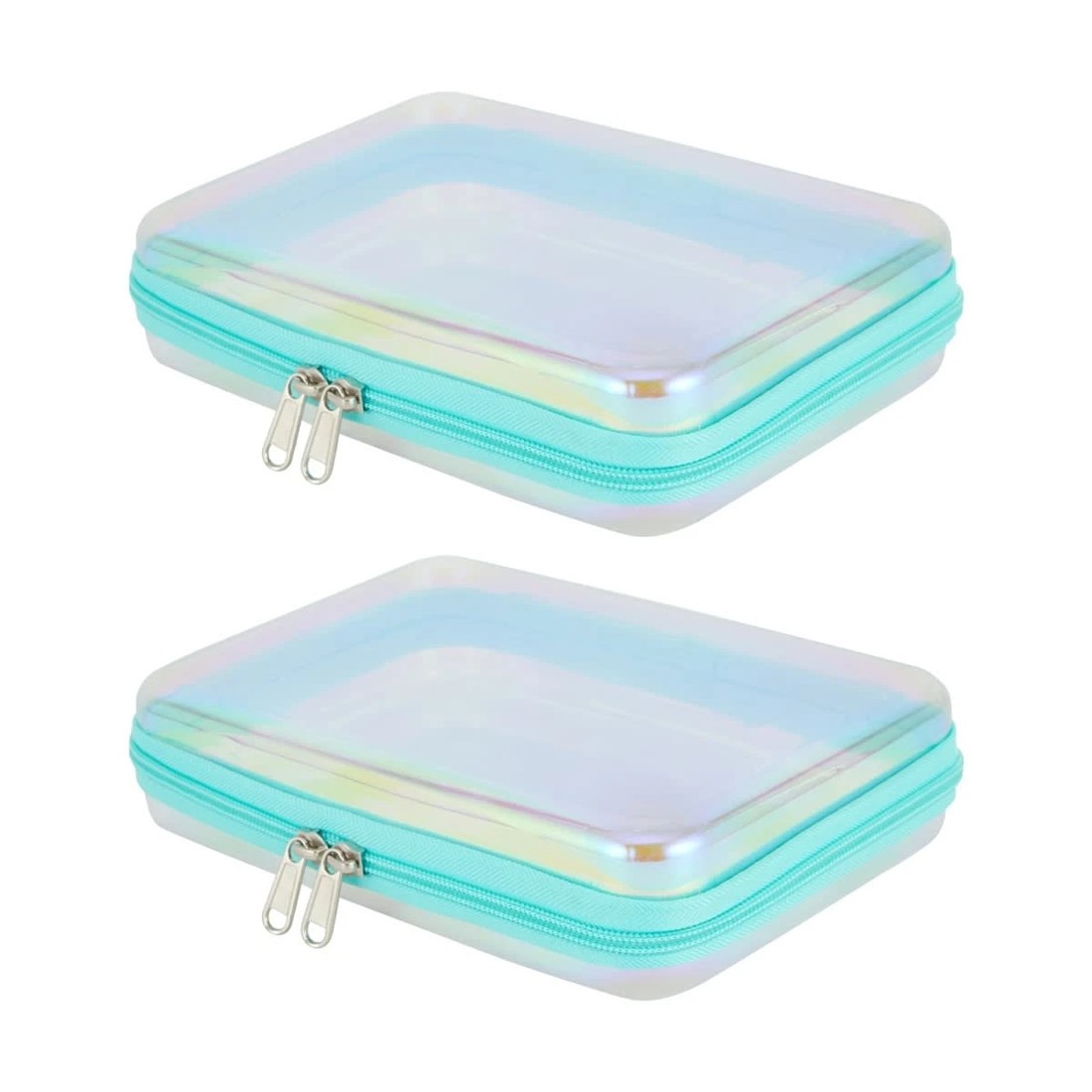 2 2 Pack Clear Packing Cubes - Iridescent, 2 of 8