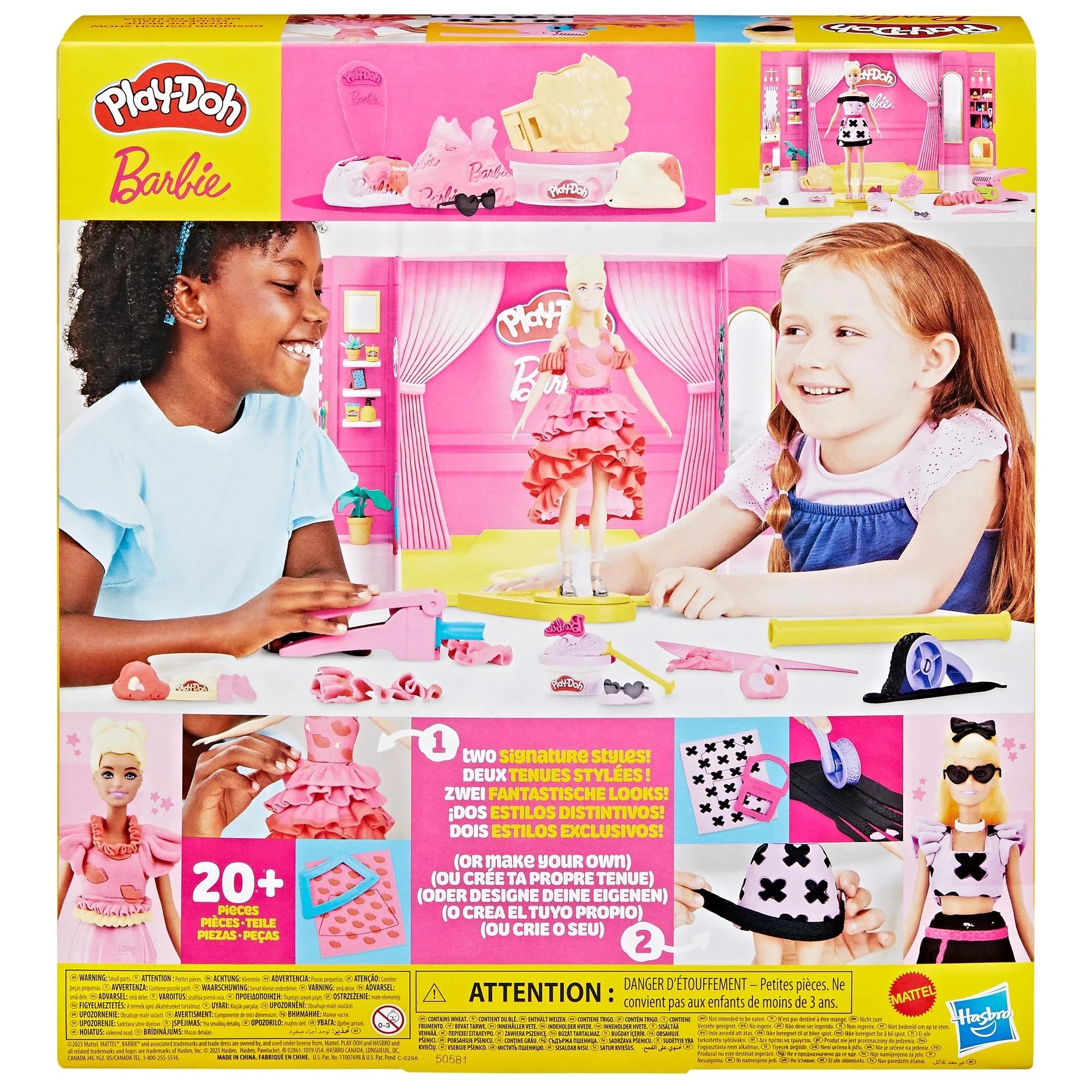 2 Play-Doh Barbie Designer Fashion Show Playset - Multi, 2 of 6
