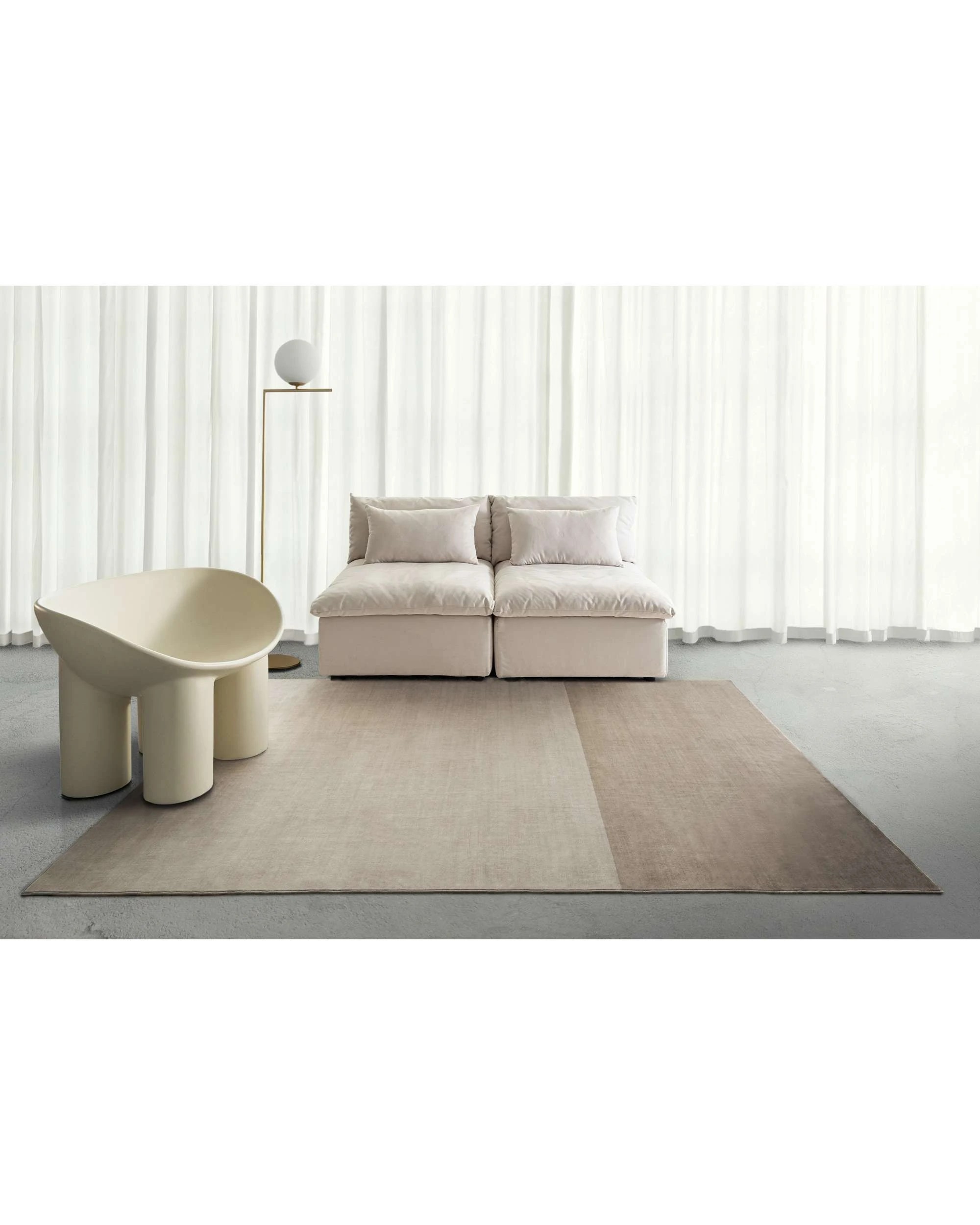 2 Loopsie Sackett Sheen Washable Rug-290cm x 200cm - Beige, 2 of 9