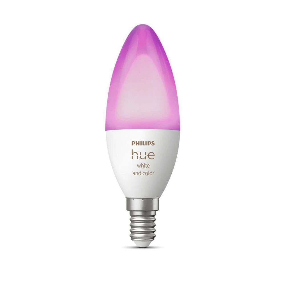 5 Philips Hue 6W E14 Smart Candle Bulb White & Colour, 5 of 9