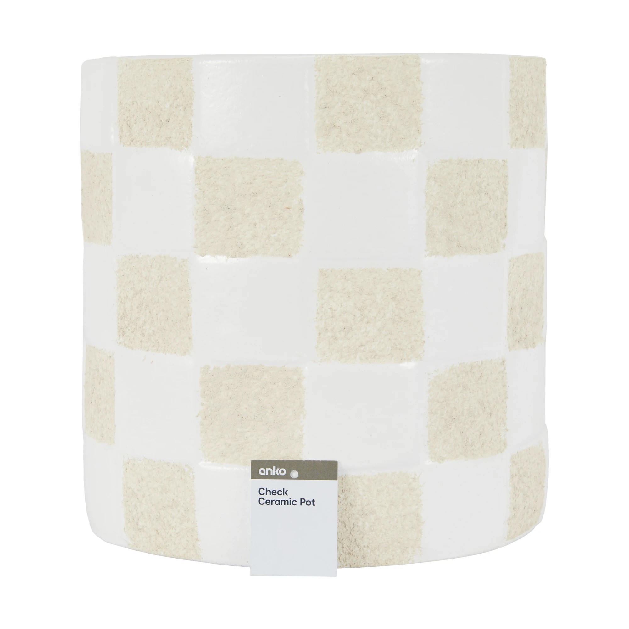 6 Check Ceramic Pot, 6 of 6