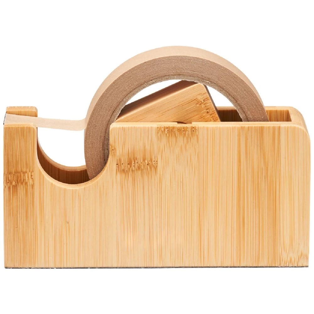 2 Otto Bamboo Tape Dispenser with Kraft Tape, 2 of 4
