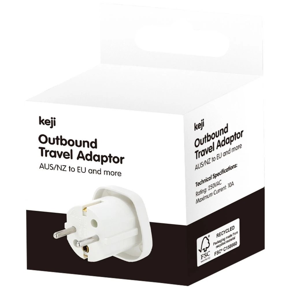 2 Keji Outbound Travel Adaptor EU, 2 of 6