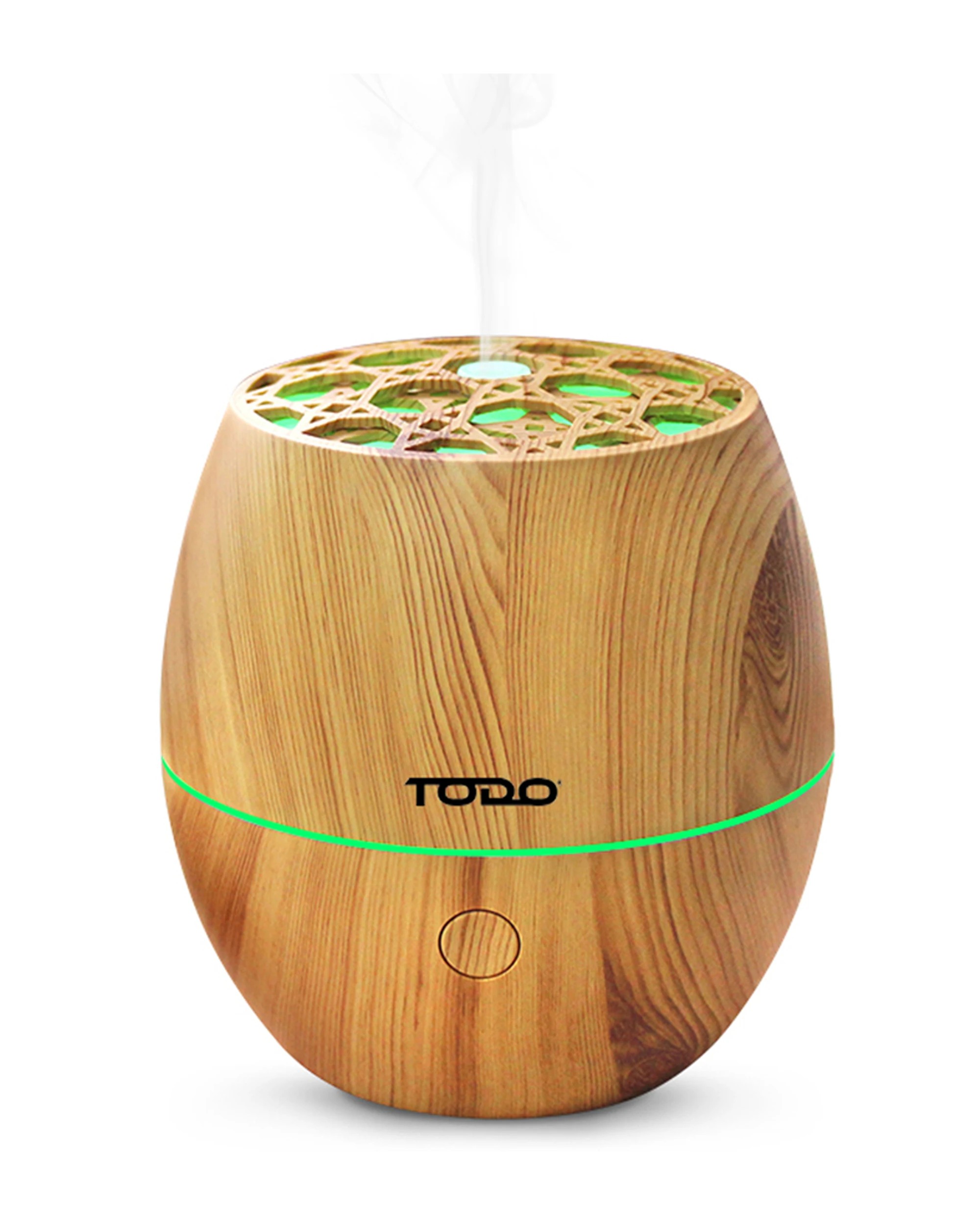 1 TODO 120ml Humidifier Aromatherapy Diffuser 7 Colour Led Ultrasonic Mist - Woodgrain, 1 of 9