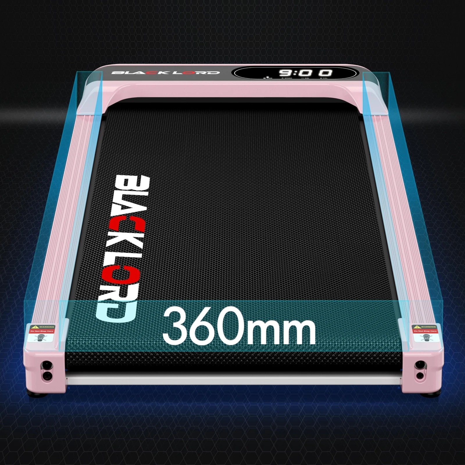 8 Black Lord Treadmill Electric Walking Pad Incline Home Gym Magnetic Remote - Pink, 8 of 10