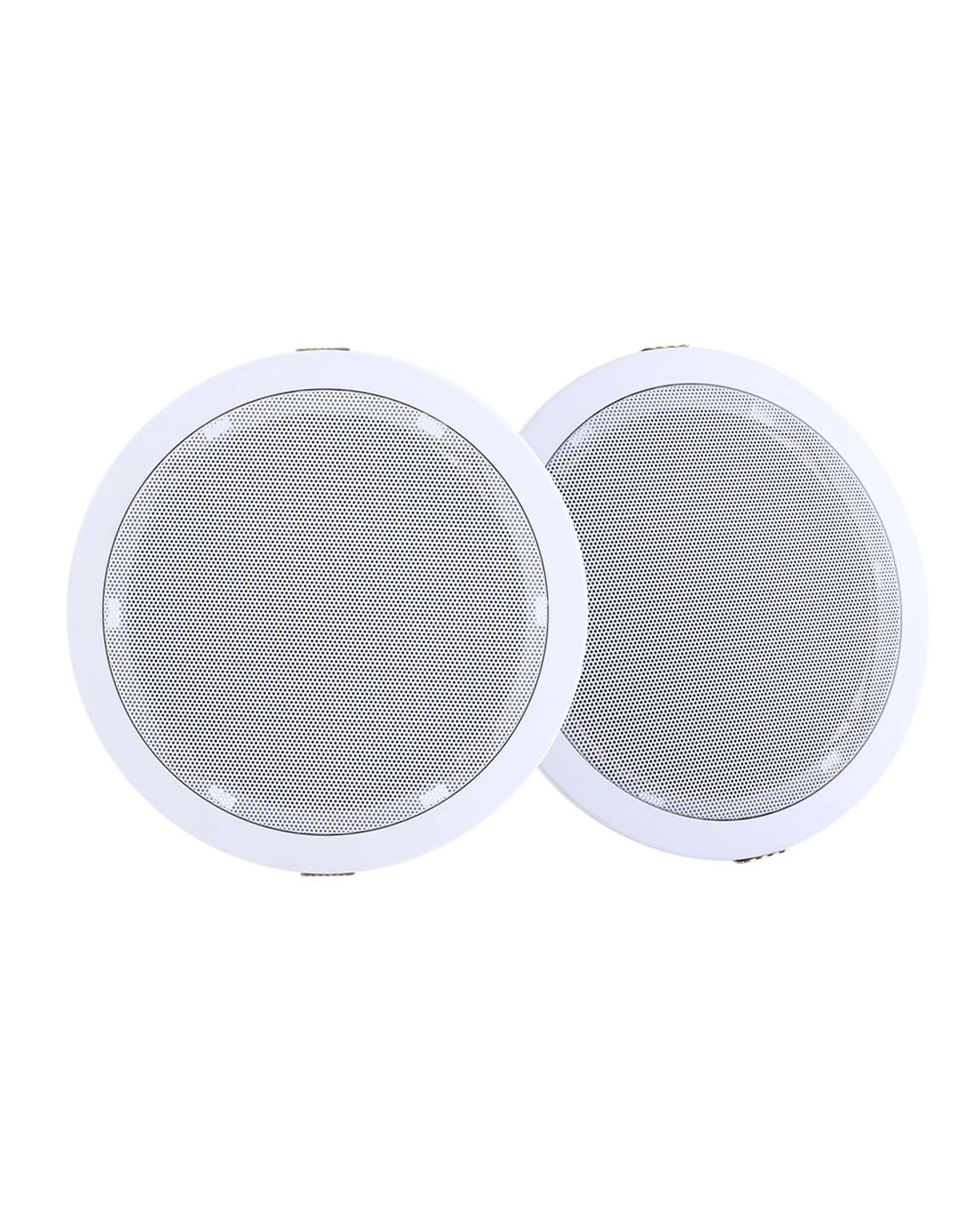 1 Giantz 6''Ceiling Speakers In Wall Speaker Home Audio Stereos Tweeter 2pcs - White, 1 of 7
