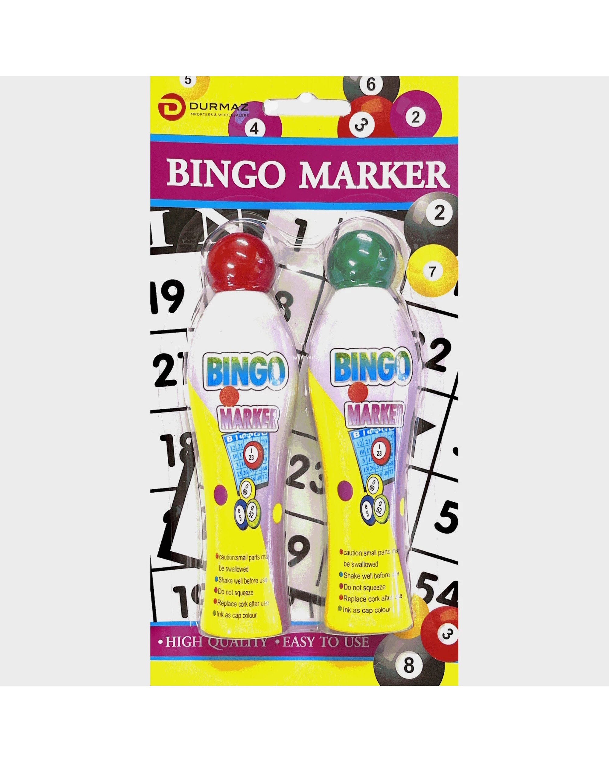 1 Durmaz Bingo Markers Pack  of 2 - Multi, 1 of 1
