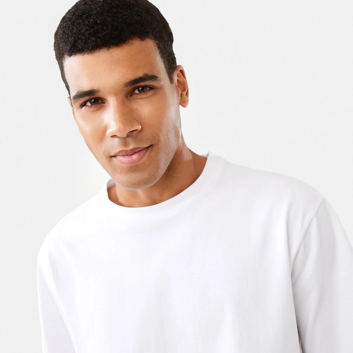 5 Oversized Heavyweight T-shirt White, 5 of 7