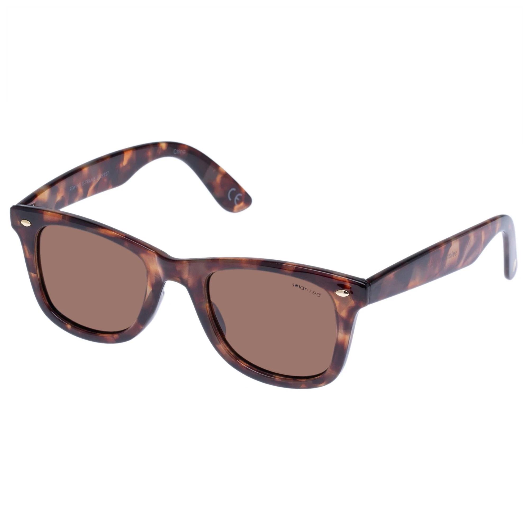 1 Solarized® Unisex Rewind D-frame Sunglasses SHINY TORTOISE SHELL, 1 of 1