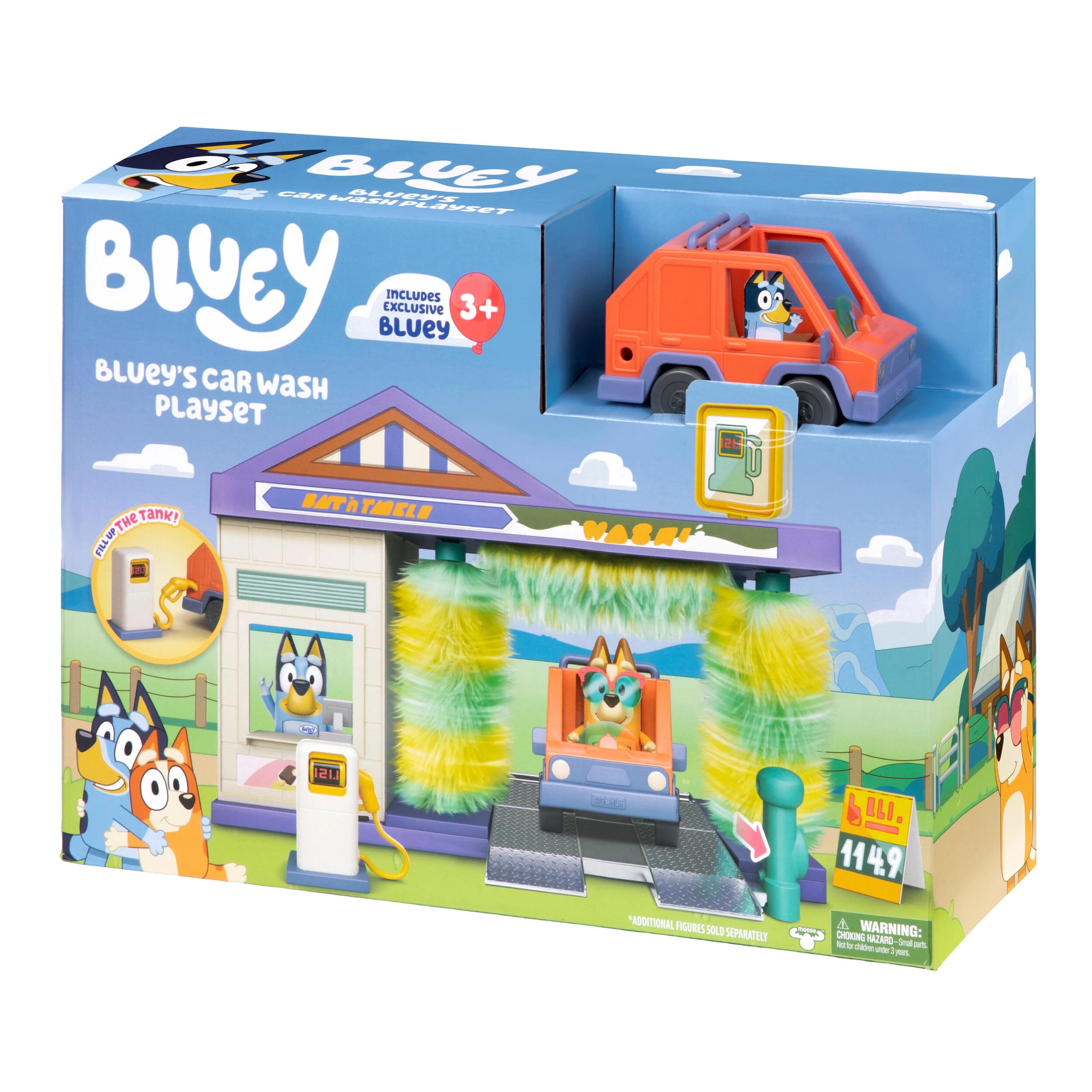 4 Bluey Car Wash Playset, 4 of 8