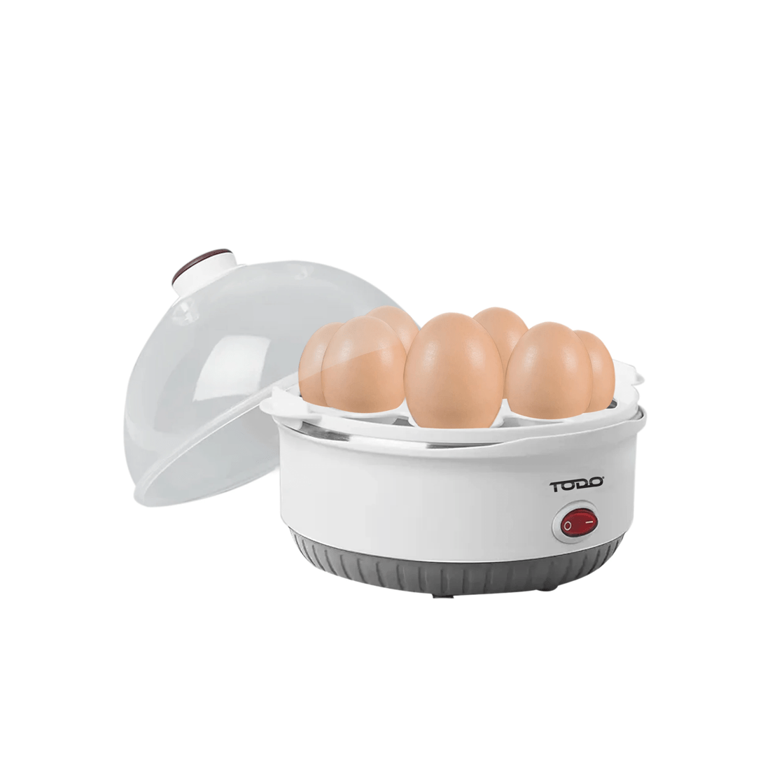2 TODO 350W Egg Cooker Omelet Omelette 7 Cell Tray Electric Egg Maker - White, 2 of 6