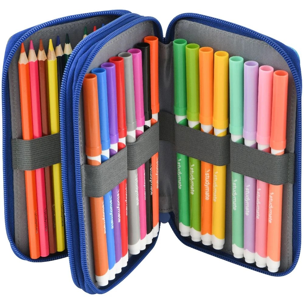 6 Studymate Pencil Case Set Camo 32 Piece, 6 of 10