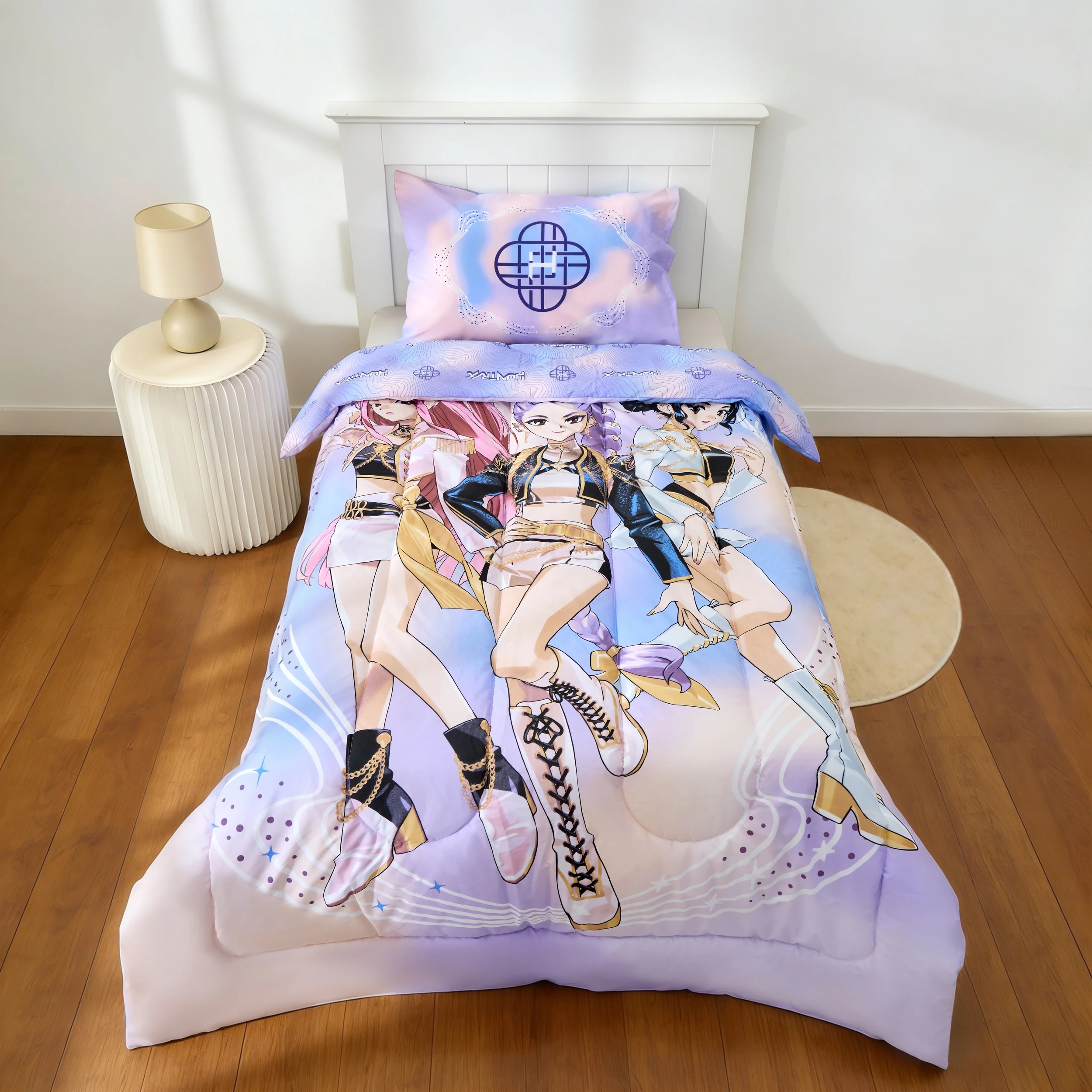 1 KPop Demon Hunters Reversible Comforter Set - Single Bed, 1 of 4