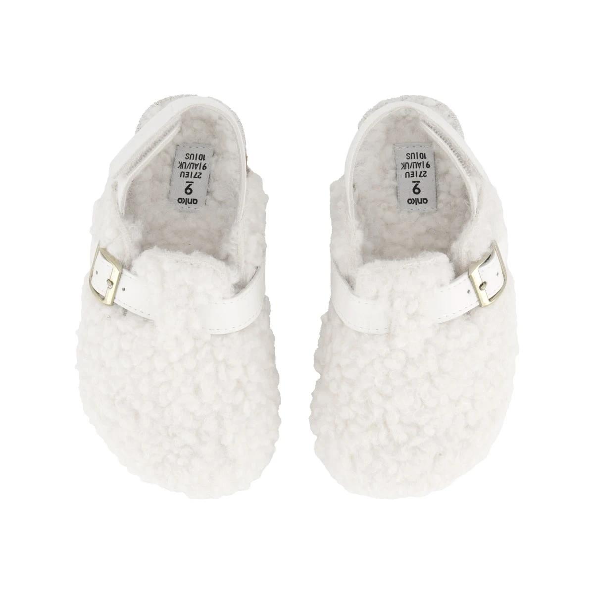 2 Junior Footbed Clogs Cream, 2 of 3