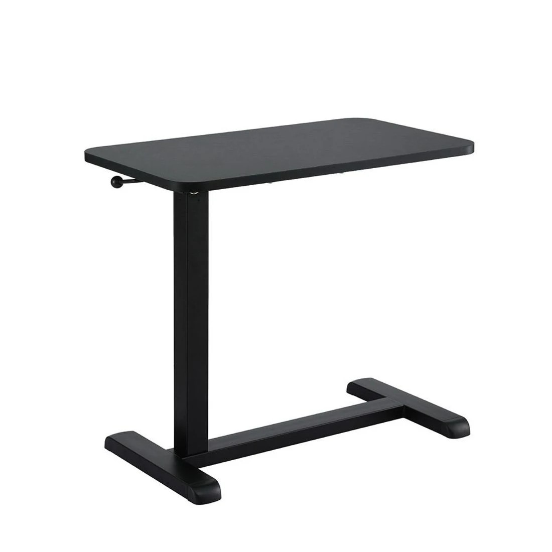 4 Artiss Laptop Desk Height Adjustable Mobile Workstation Computer Desks 70CM - Black, 4 of 7