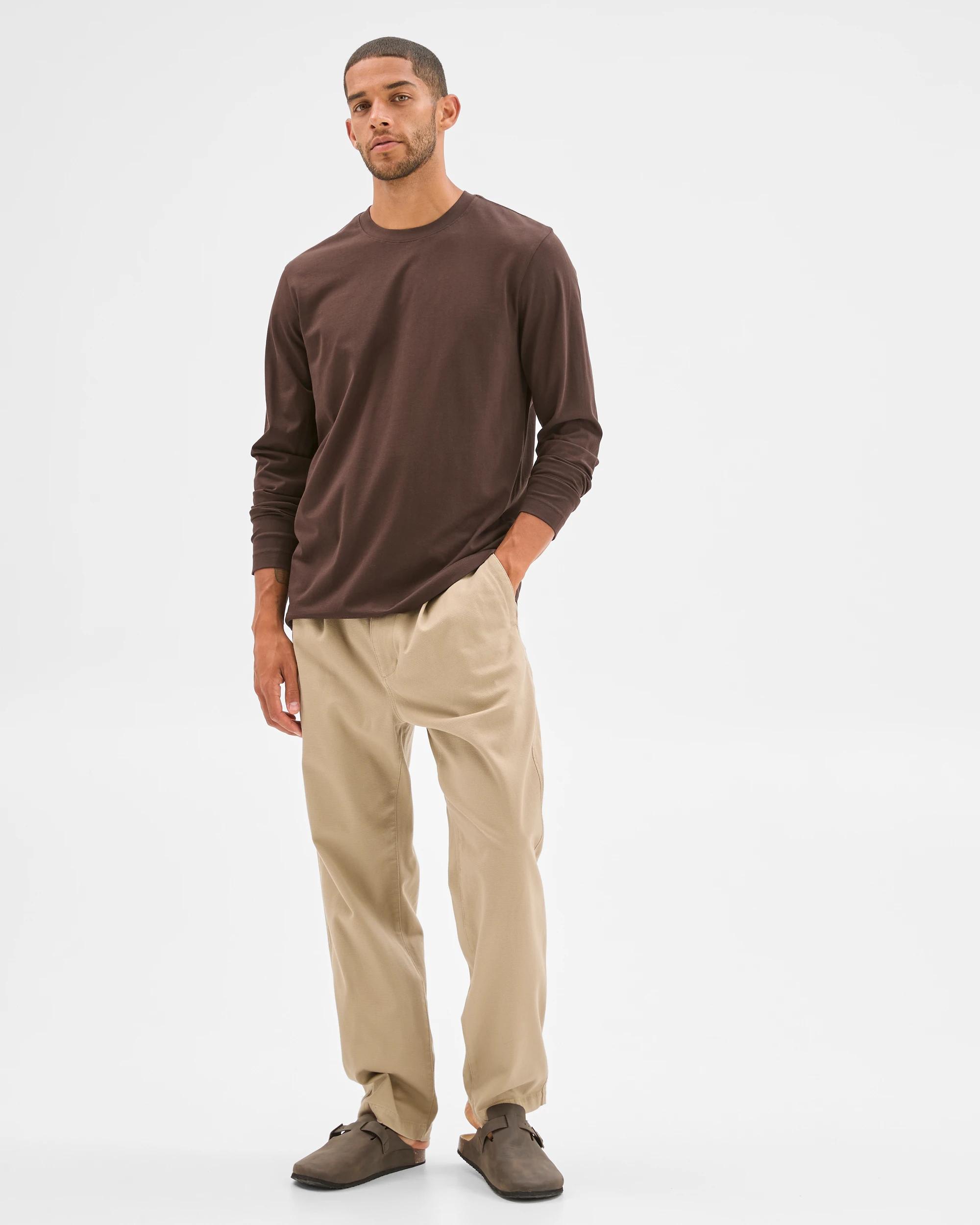 3 Target Australian Cotton Long Sleeve T-Shirt CHOC TORTE, 3 of 6