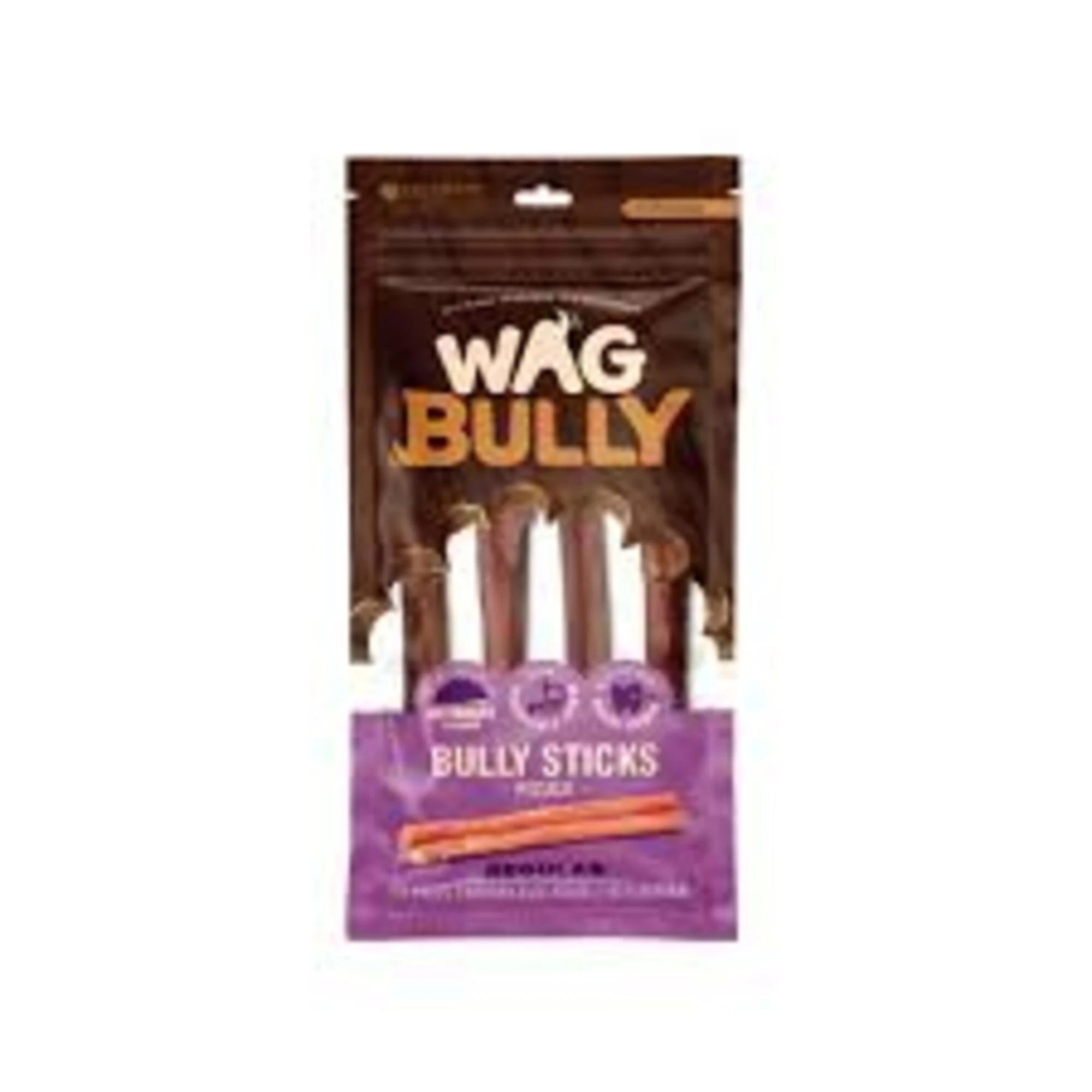 1 Wag Bully Stick Regular 4 Pack, 1 of 2