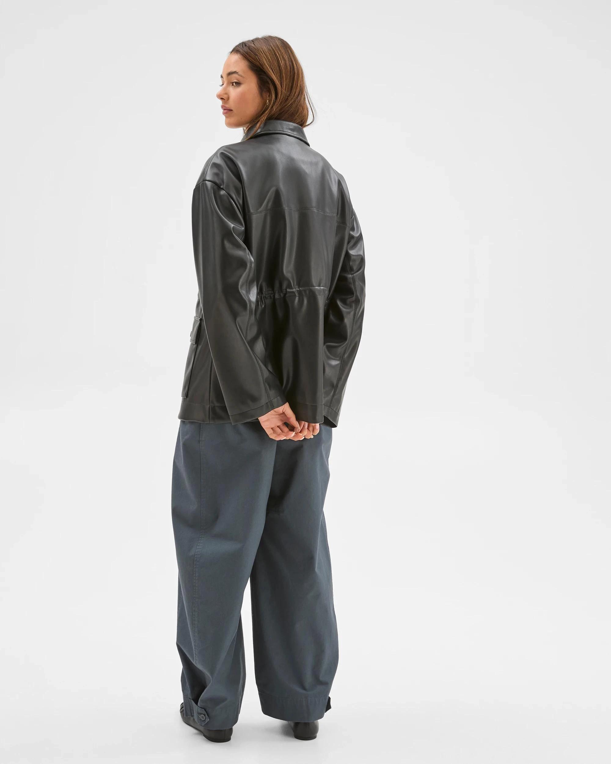 5 Lily Loves Cinched Jacket BLACK, 5 of 6