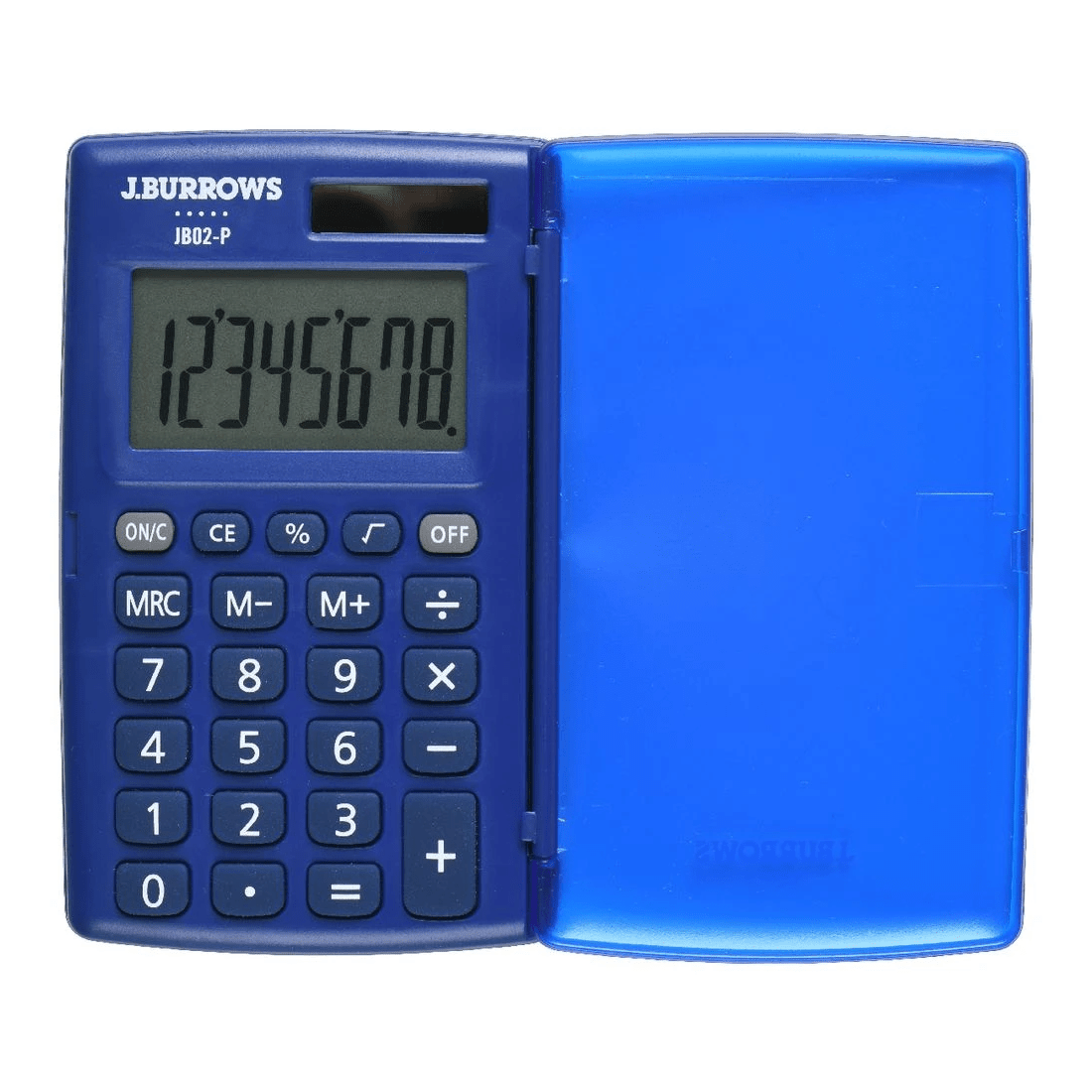 3 J.Burrows Pocket 8 Digit Calculator Navy, 3 of 5