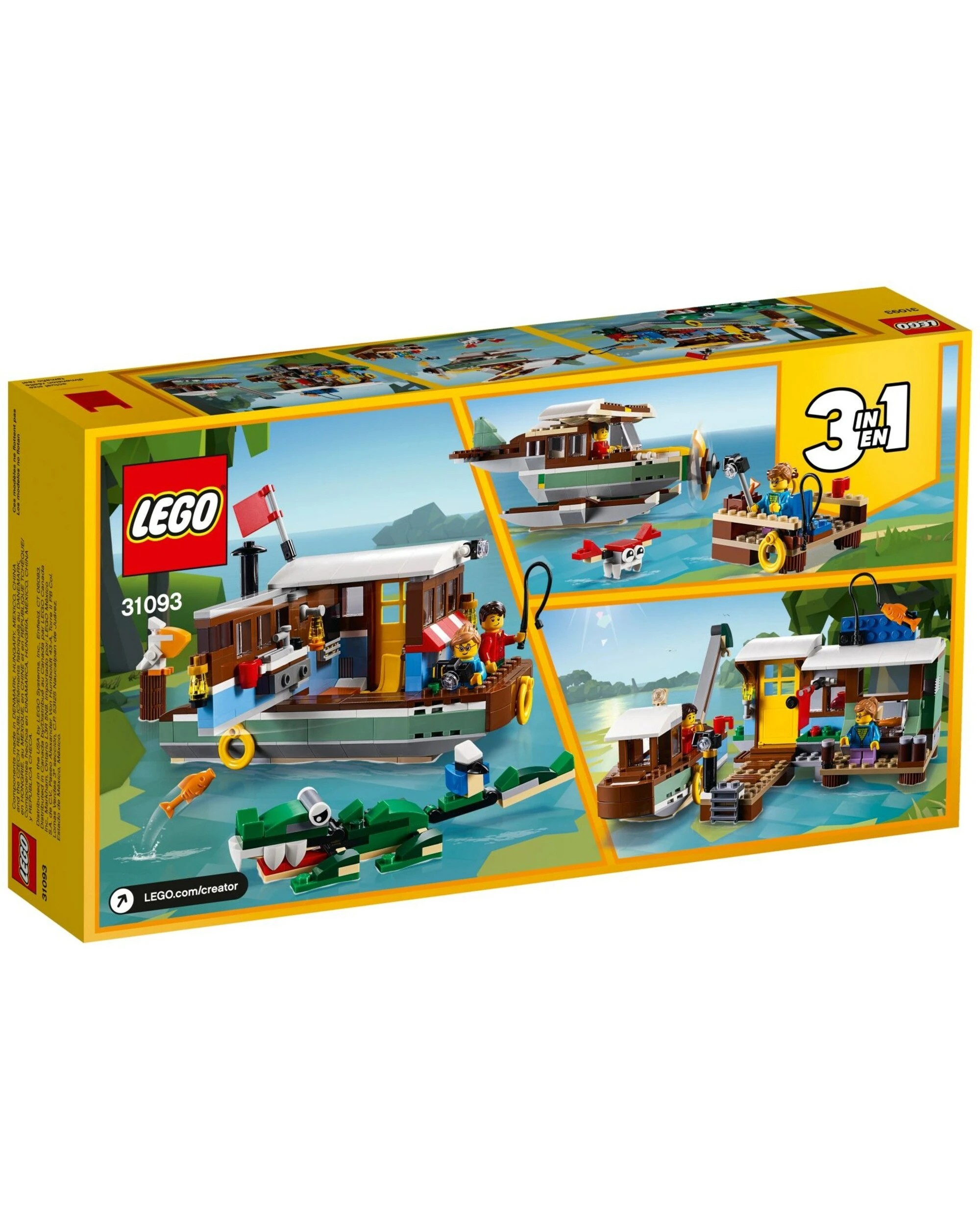 4 LEGO Creator 3 IN 1 Riverside Houseboat Set (31093), 4 of 5