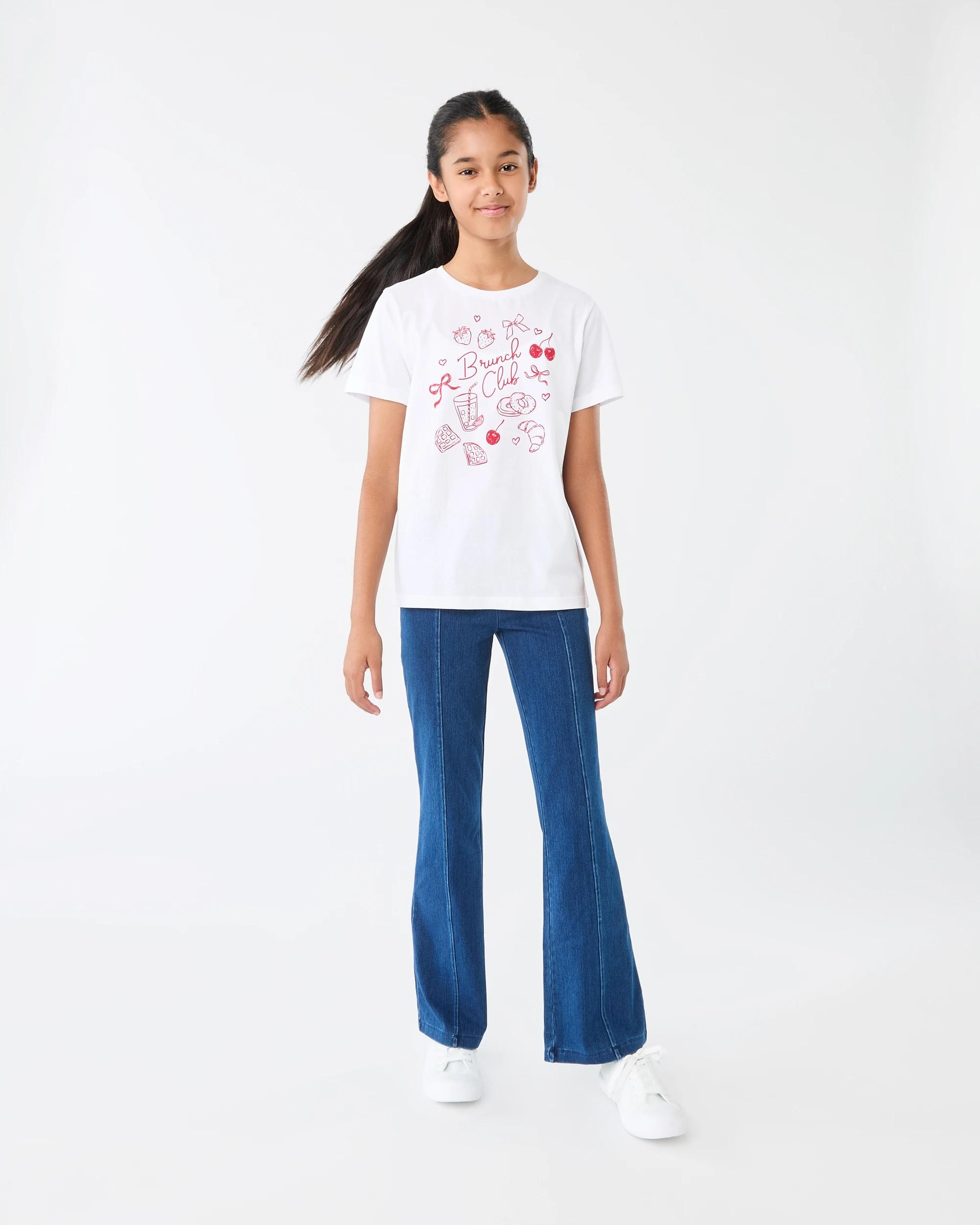 7 Short Sleeve Print T-shirt Wht Brunch, 7 of 7