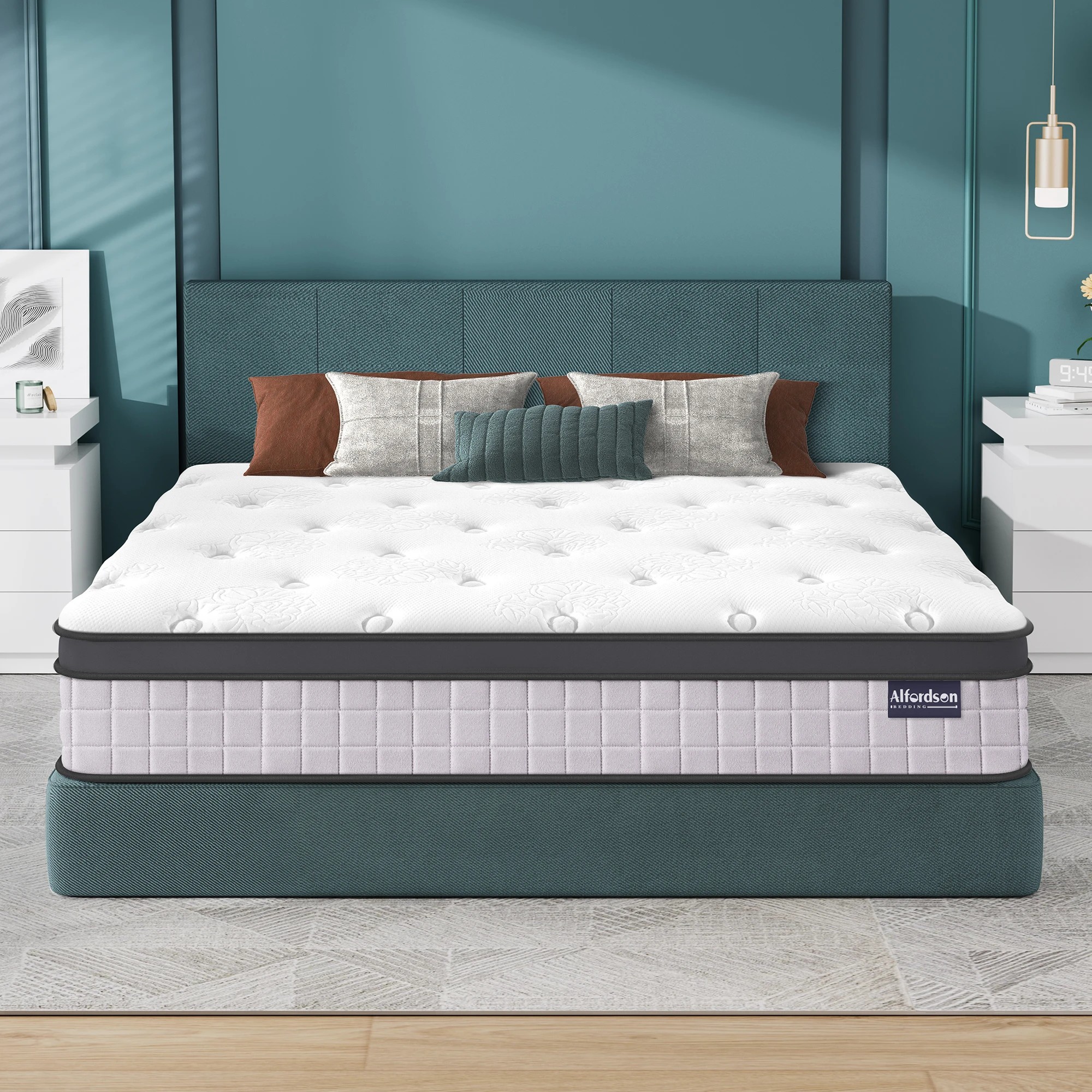 7 Alfordson Mattress 23CM Euro Top Spring Foam Bedding Medium Firm - Single Bed, 7 of 10