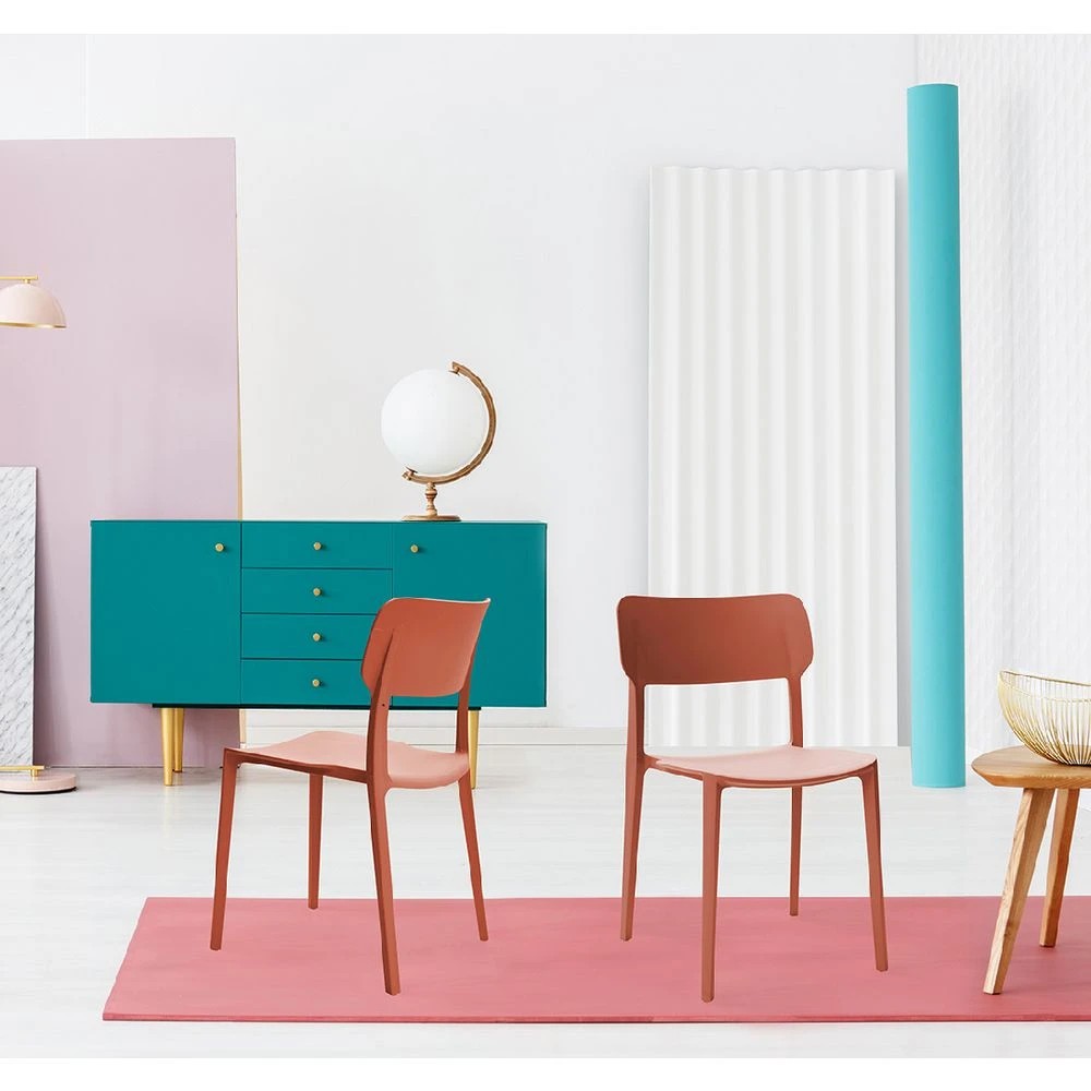 6 Otto Sundsvall Chair Mild Orange Visitor Chairs and Stools, 6 of 6