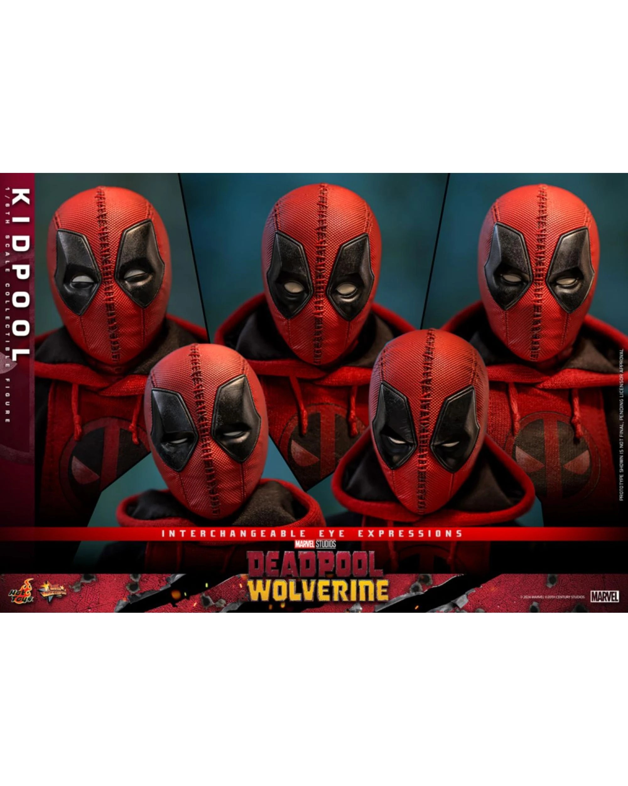 7 Hot Toys Deadpool and Wolverine: Kidpool 1:6 Scale Collectible Action Figure, 7 of 10