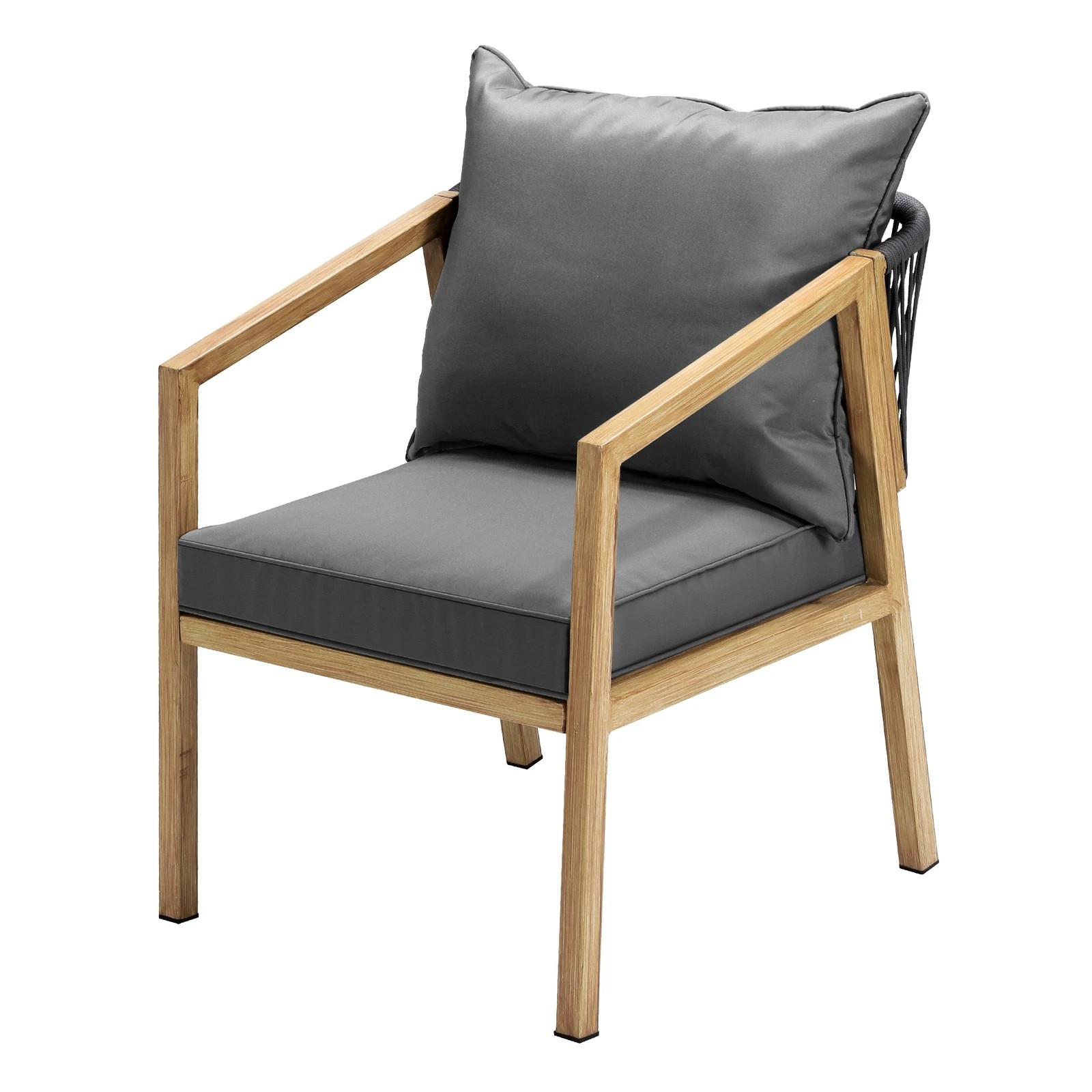 3 Livsip 5pcs Outdoor Dining Setting Patio Furniture Set 90cm Table Lounge Chairs
 - Multi, 3 of 8