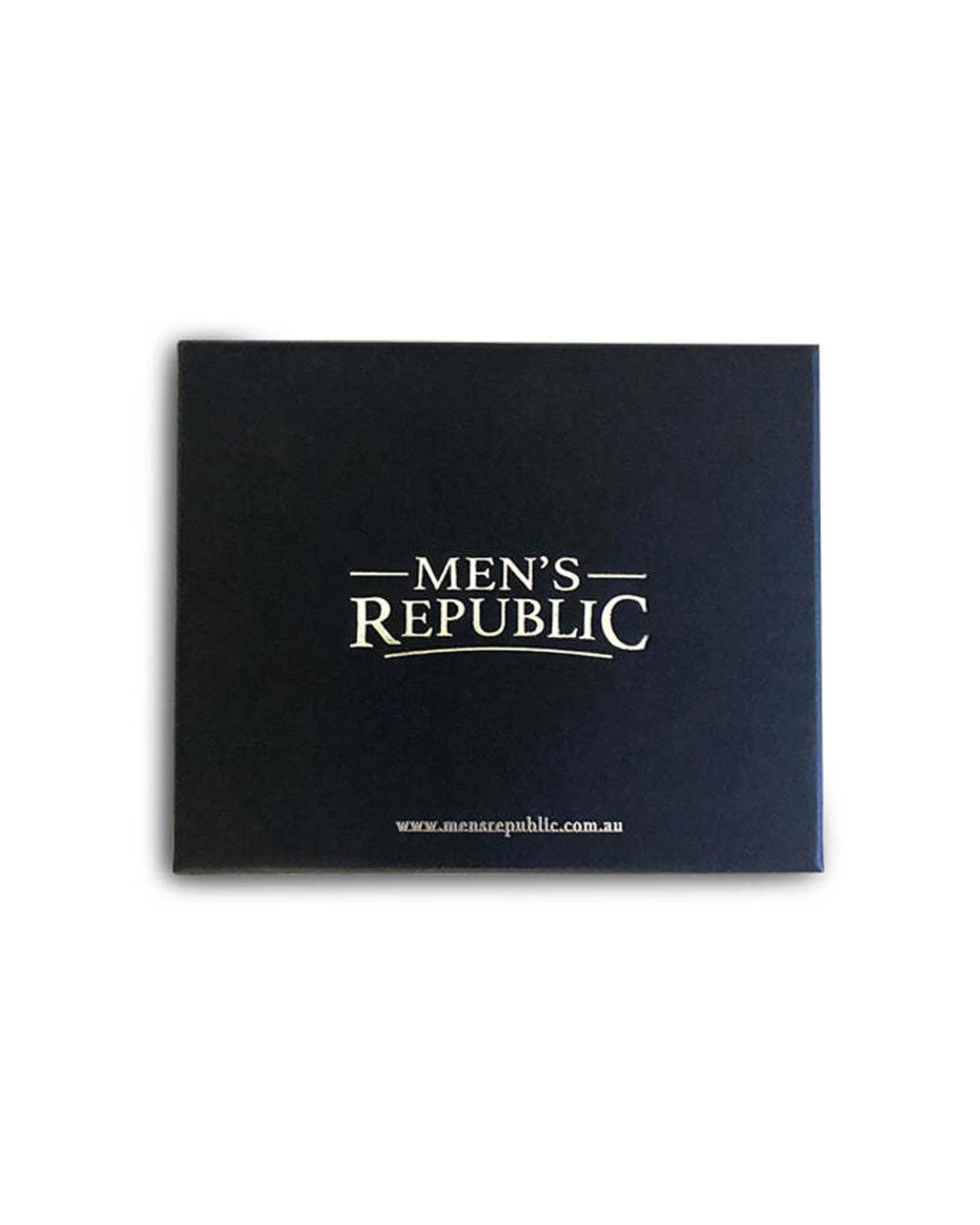 4 Mens Republic Leather Wallet Genuine Leather Modern Design - Black, 4 of 5