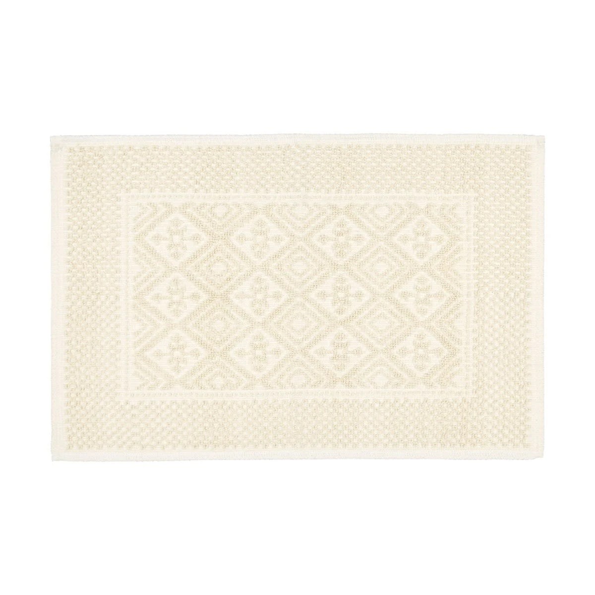 1 Jacquard Bath Mat - Natural, 1 of 5