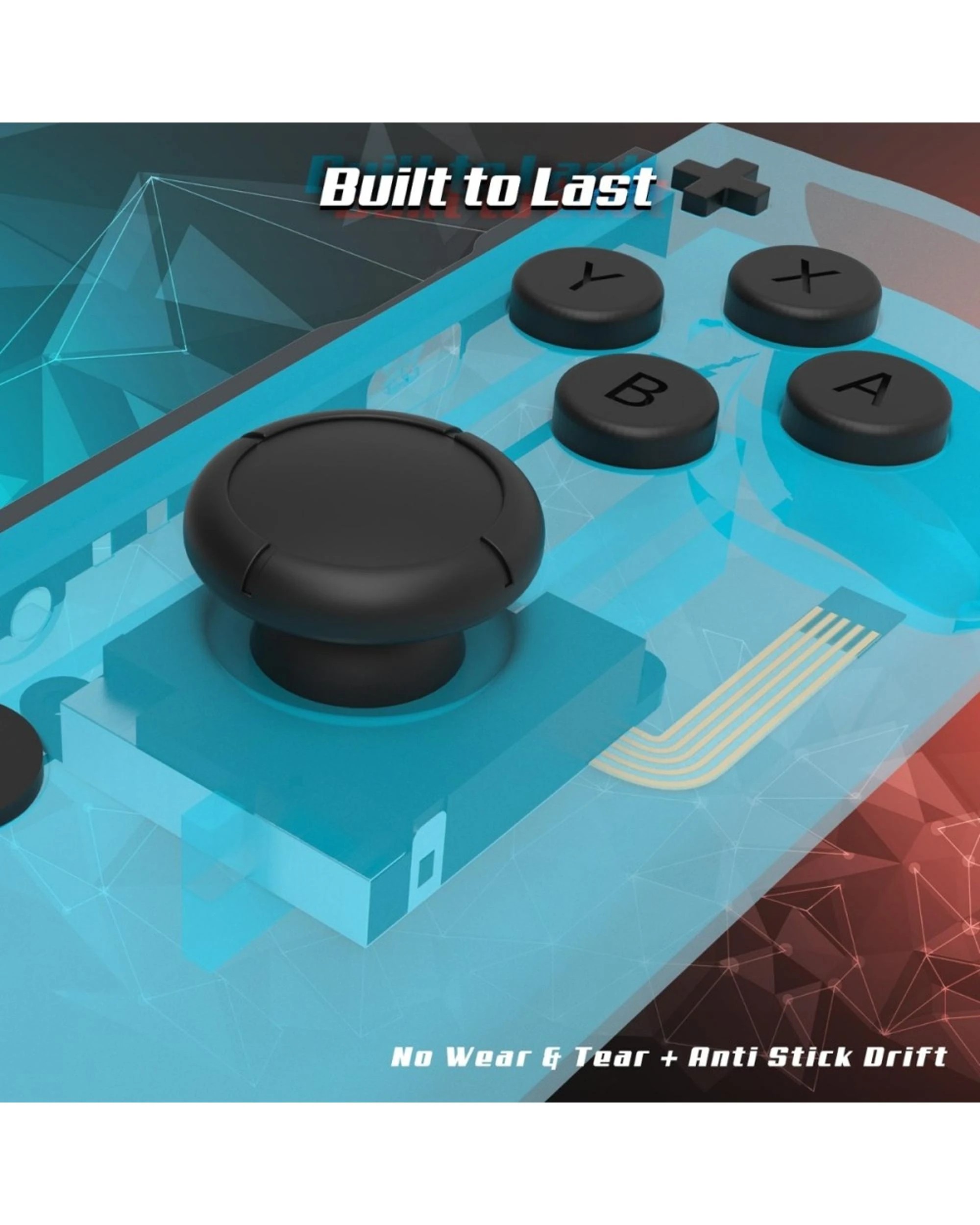 5 Hyperkin Switch TMR Electromagnetic Sticks Replacement Kit 2 Pack, 5 of 7