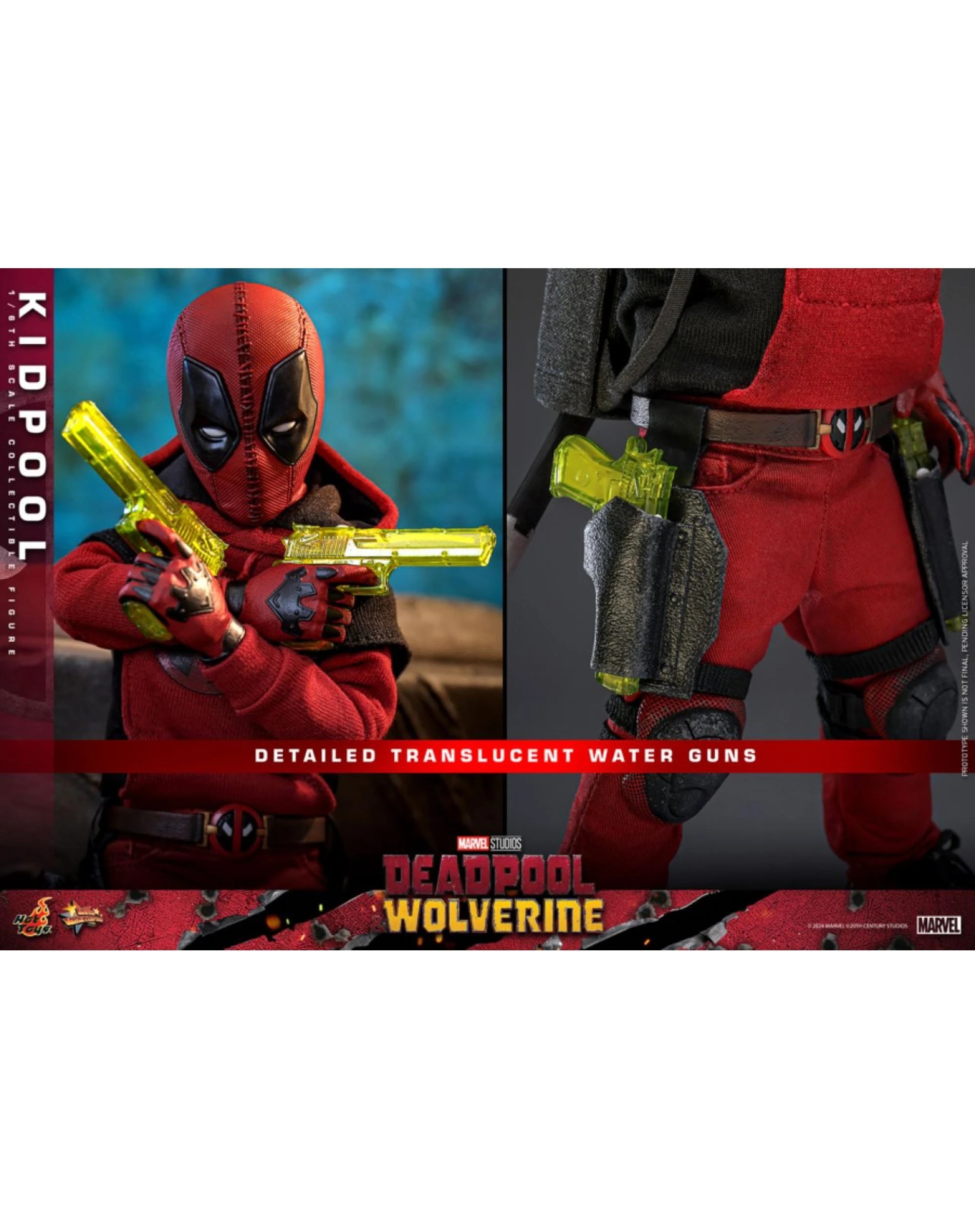 8 Hot Toys Deadpool and Wolverine: Kidpool 1:6 Scale Collectible Action Figure, 8 of 10