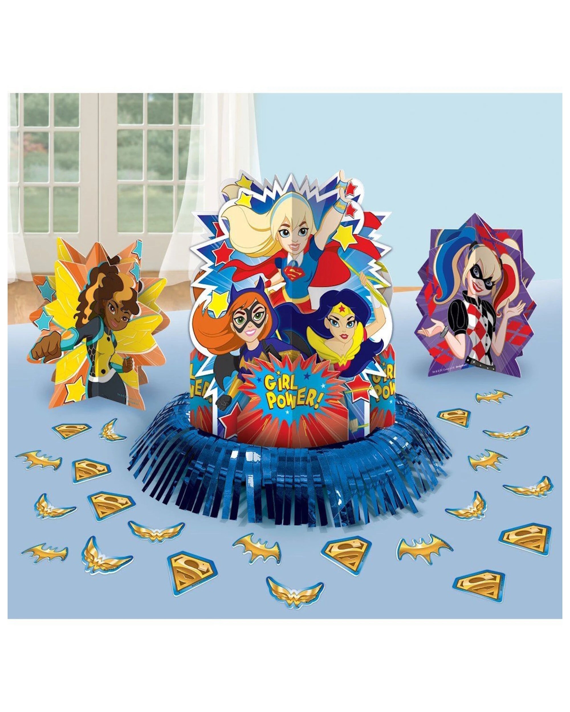 1 Amscan Inc. Super Hero Girls Table Decorating Kit, 1 of 1