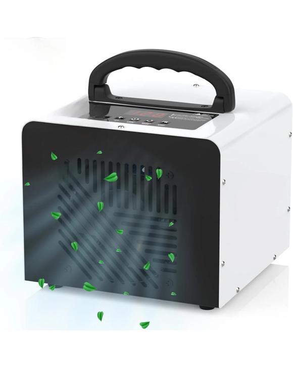 Advwin Ozone Generator, 60000mg/h Air Purifier Machine with Digital LCD Display, 4 Modes - White