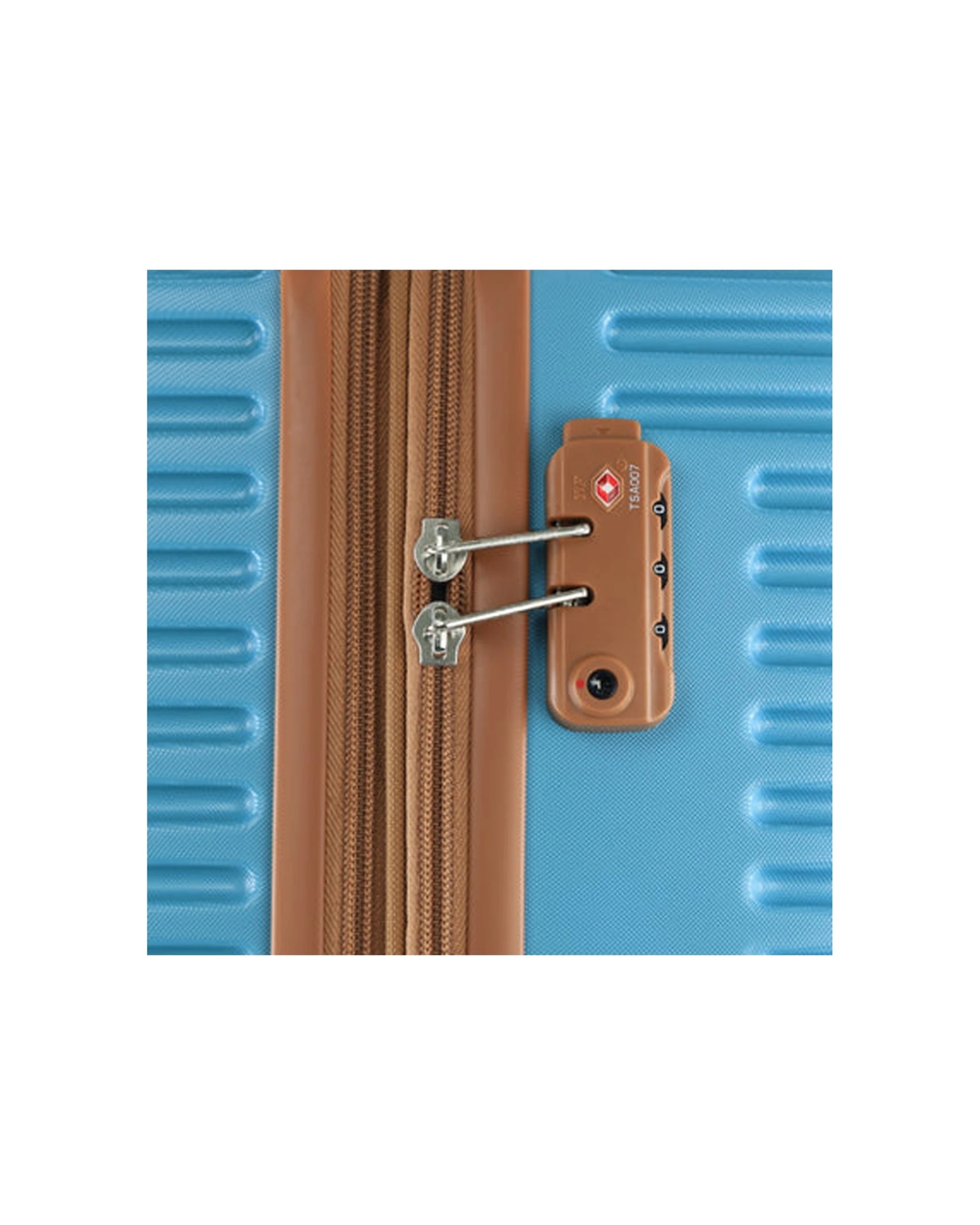 3 Pierre Cardin Hard Shell Suitcase Large 80cm With TSA Lock Expandable - Blue, 3 of 6