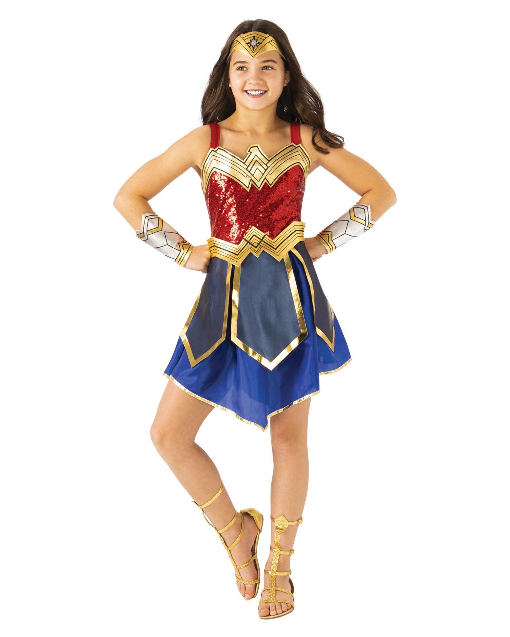 1 DC Wonder Woman 1984 Deluxe Child Costume Size 6-8 Years, 1 of 3